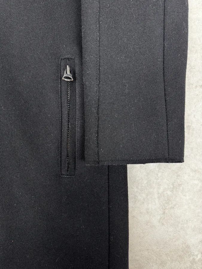 Acne Studios Acne Studios Black Spy Hooded Wool Trench Coat Size US M / EU 48-50 / 2 - 10 Thumbnail
