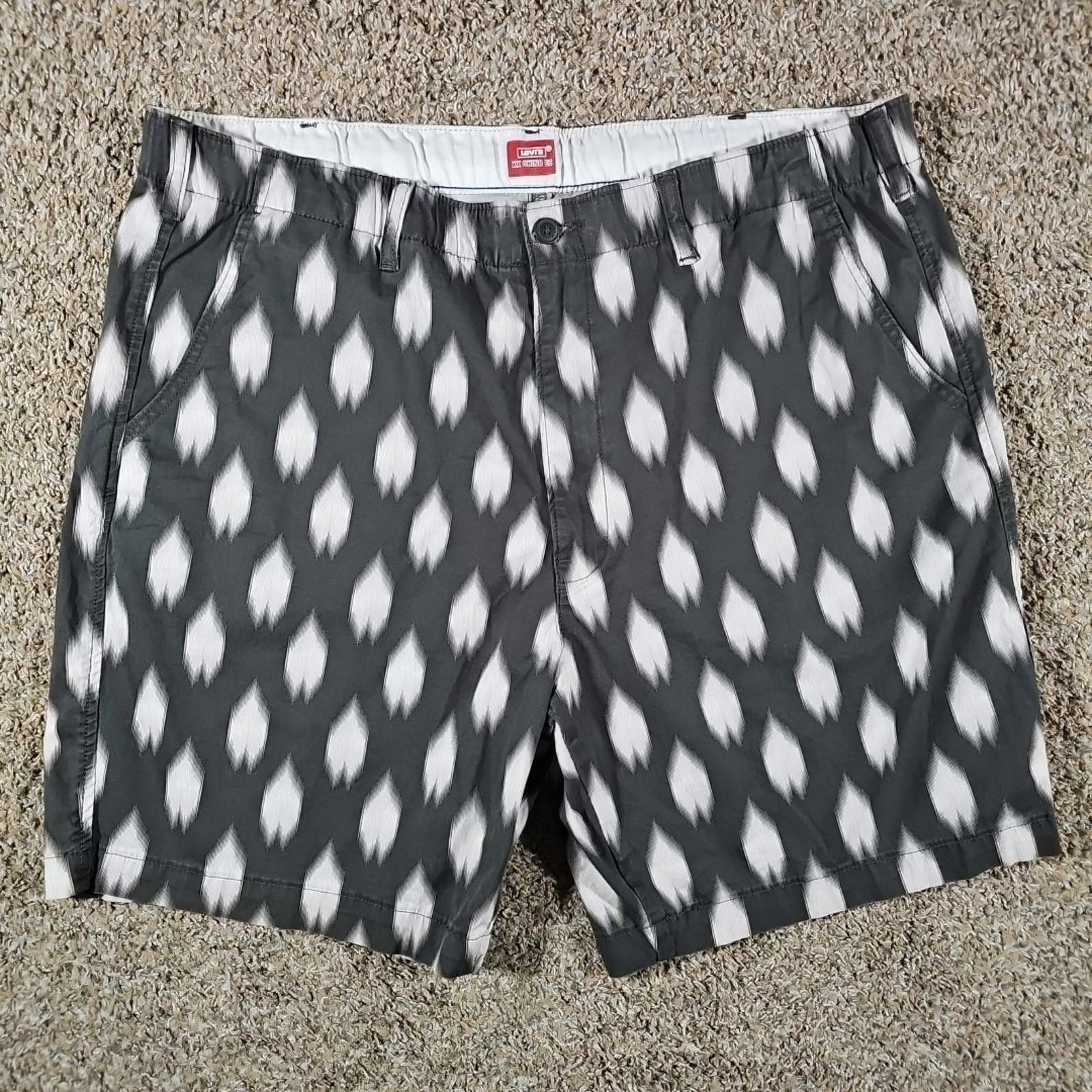 Levi's Levis XX Chino EZ Shorts Men's XL Gray Geometric Outdoor Size US 36 / EU 52 - 1 Thumbnail