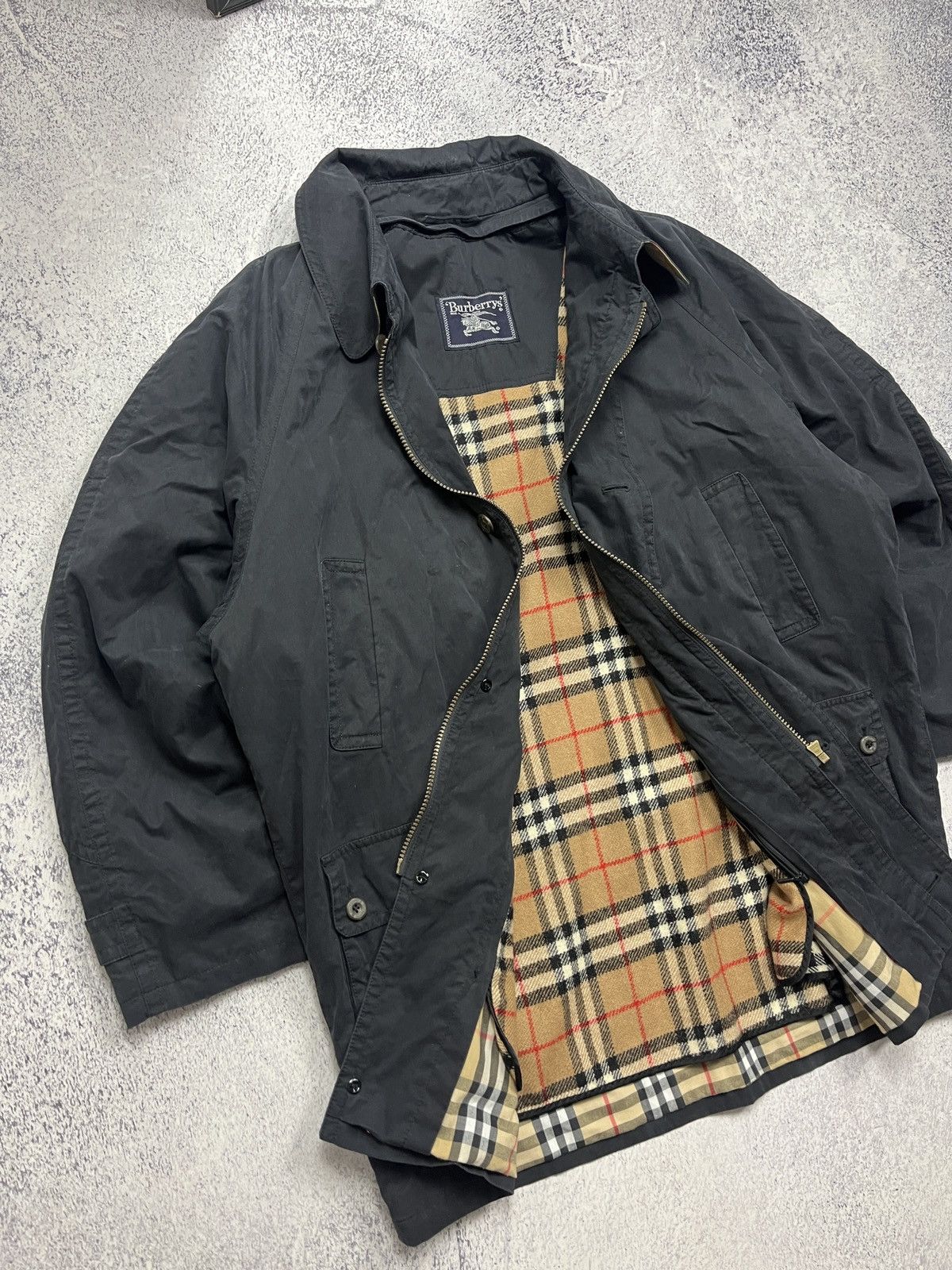 Burberry Vintage Burberry’s Nova Check Trench Coat With Wool Inner Size US L / EU 52-54 / 3 - 6 Thumbnail