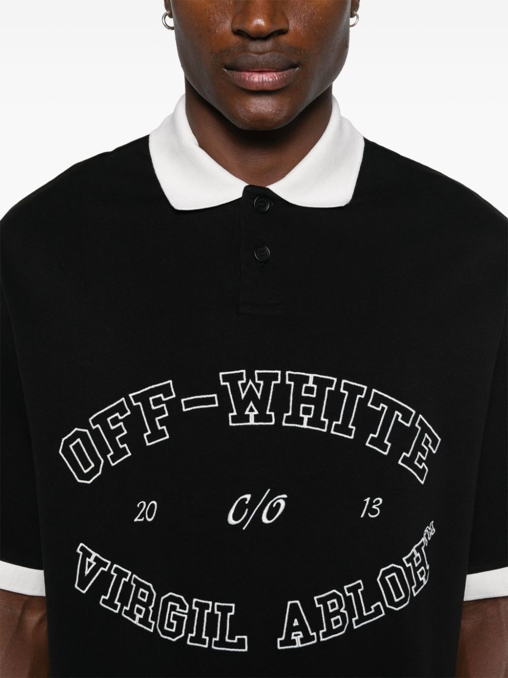 Off-White o1h1sh11224 College Polo in Black Size US M / EU 48-50 / 2 - 5 Thumbnail