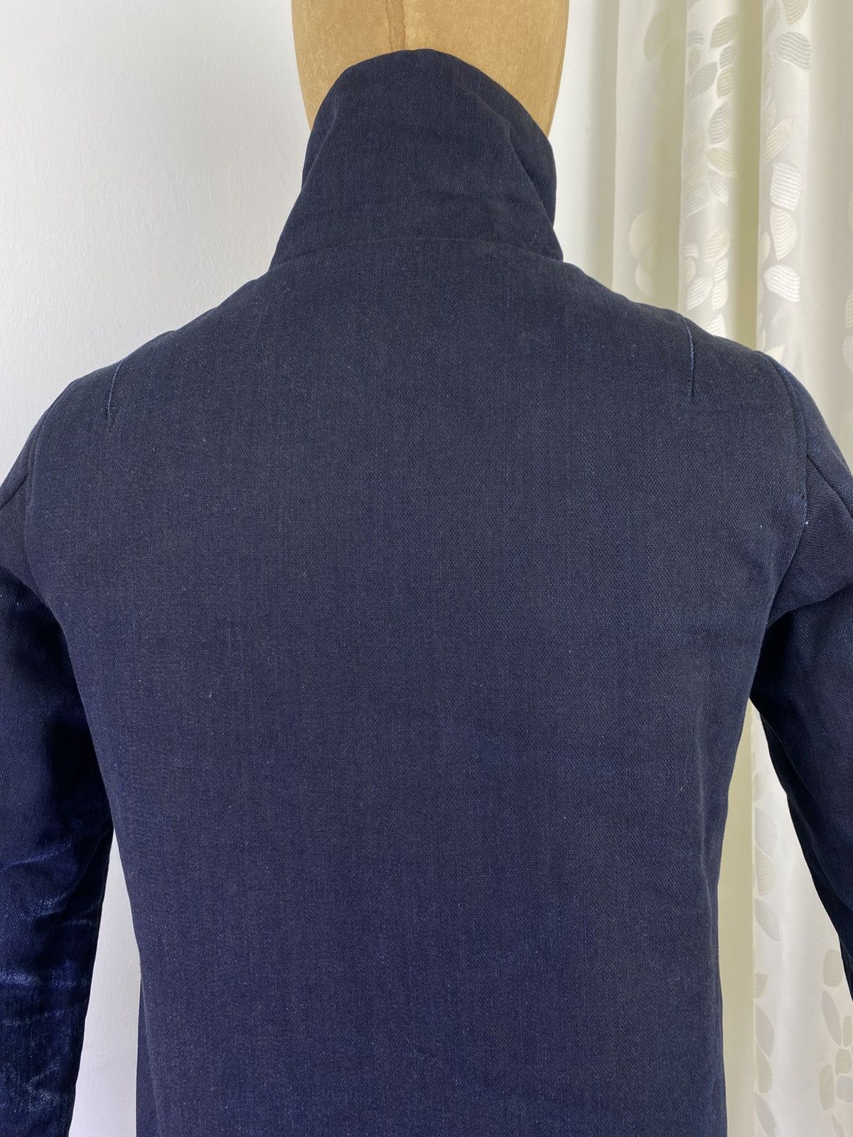 Japanese Brand 2000’s Japanese Brand Dark Indigo Neck Buckle Jacket Size US M / EU 48-50 / 2 - 11 Thumbnail