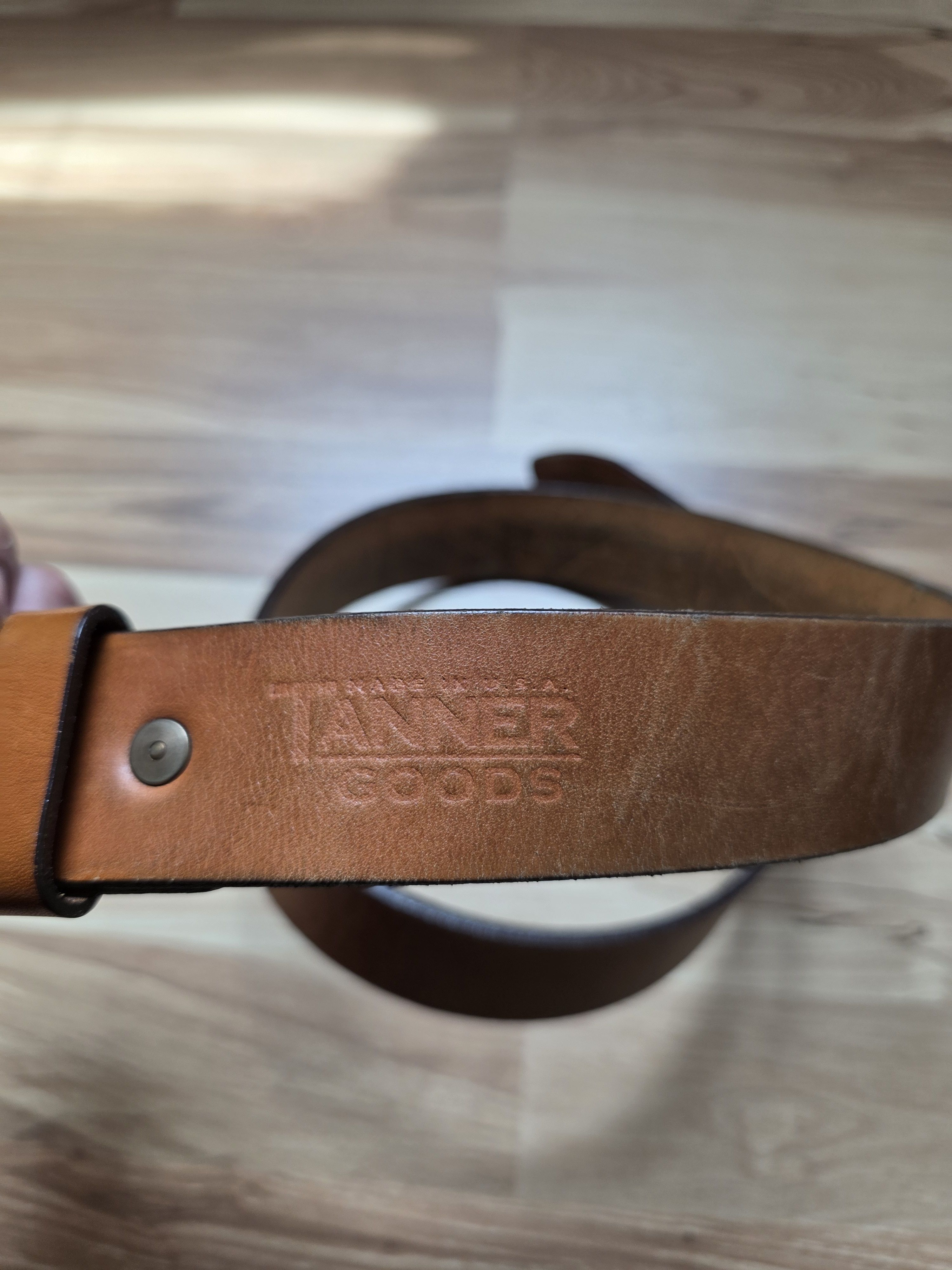Tanner Goods Tanner Goods Saddle Tan Belt Size 30 Size 30 - 2 Thumbnail