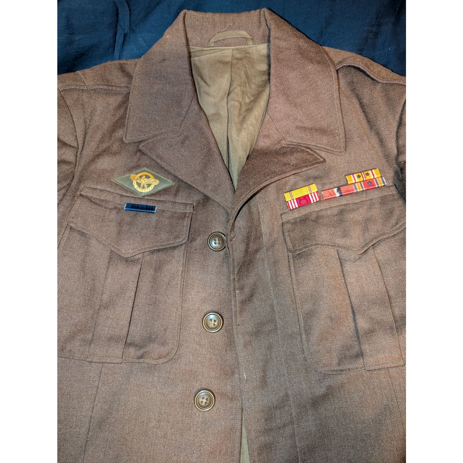 Alpha Industries Vintage WWII WW2 Ike Jacket M1944 Jacket Wool Olive 36R XS Size US XS / EU 42 / 0 - 2 Thumbnail