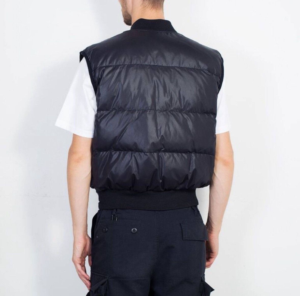 Moschino Moschino Jeans Down Puffer Vest Gilet Cropped Full Black Size US M / EU 48-50 / 2 - 17 Thumbnail