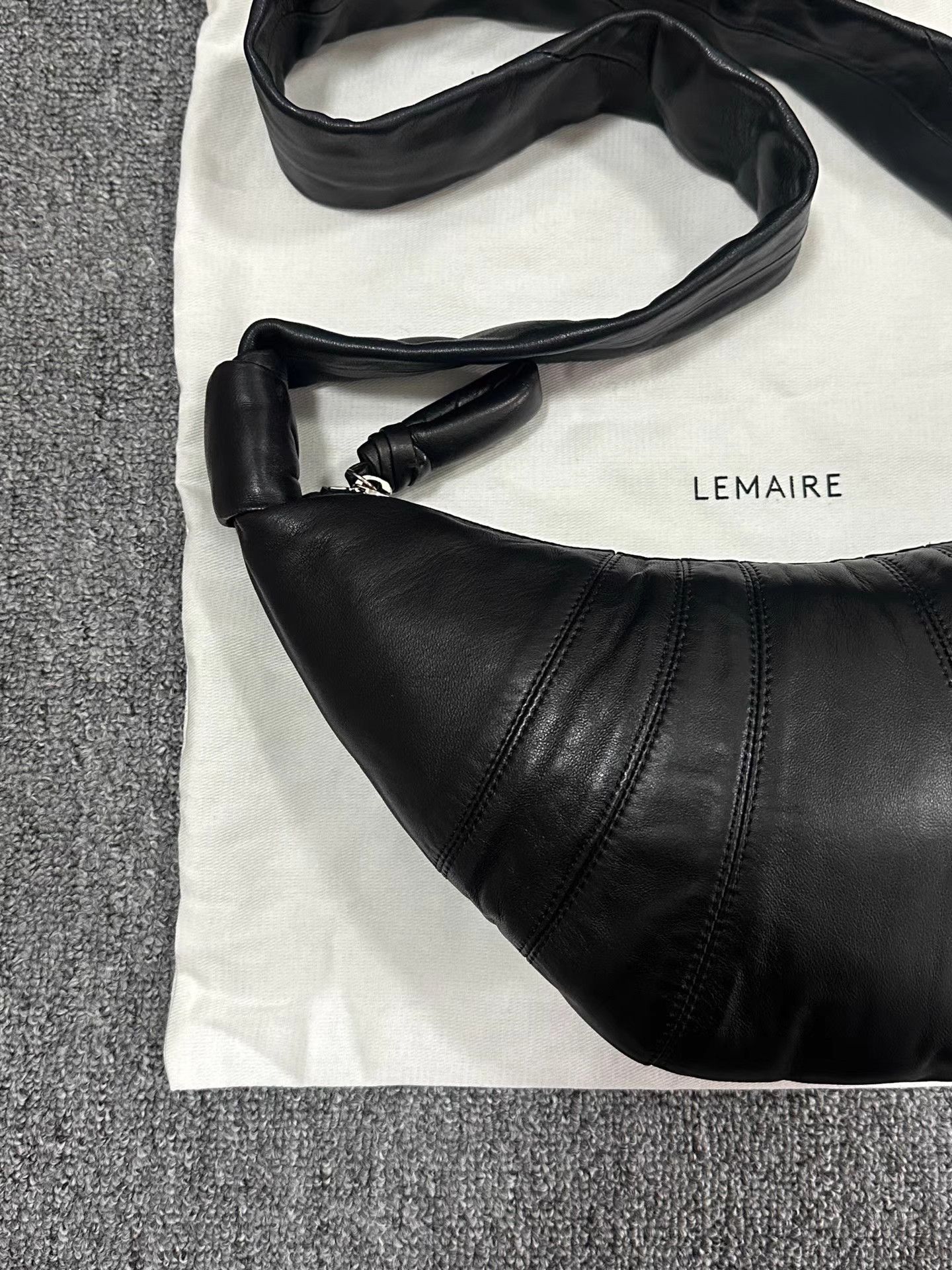 Lemaire Lemaire black Croissant bag Size ONE SIZE - 2 Thumbnail