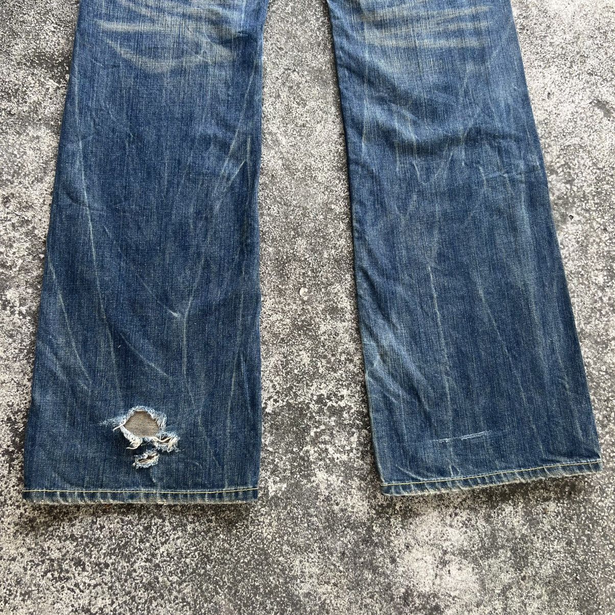 Japanese Brand “RED PEPPER” DISTRESS/FADED BLUE JEANS Size US 30 / EU 46 - 15 Thumbnail