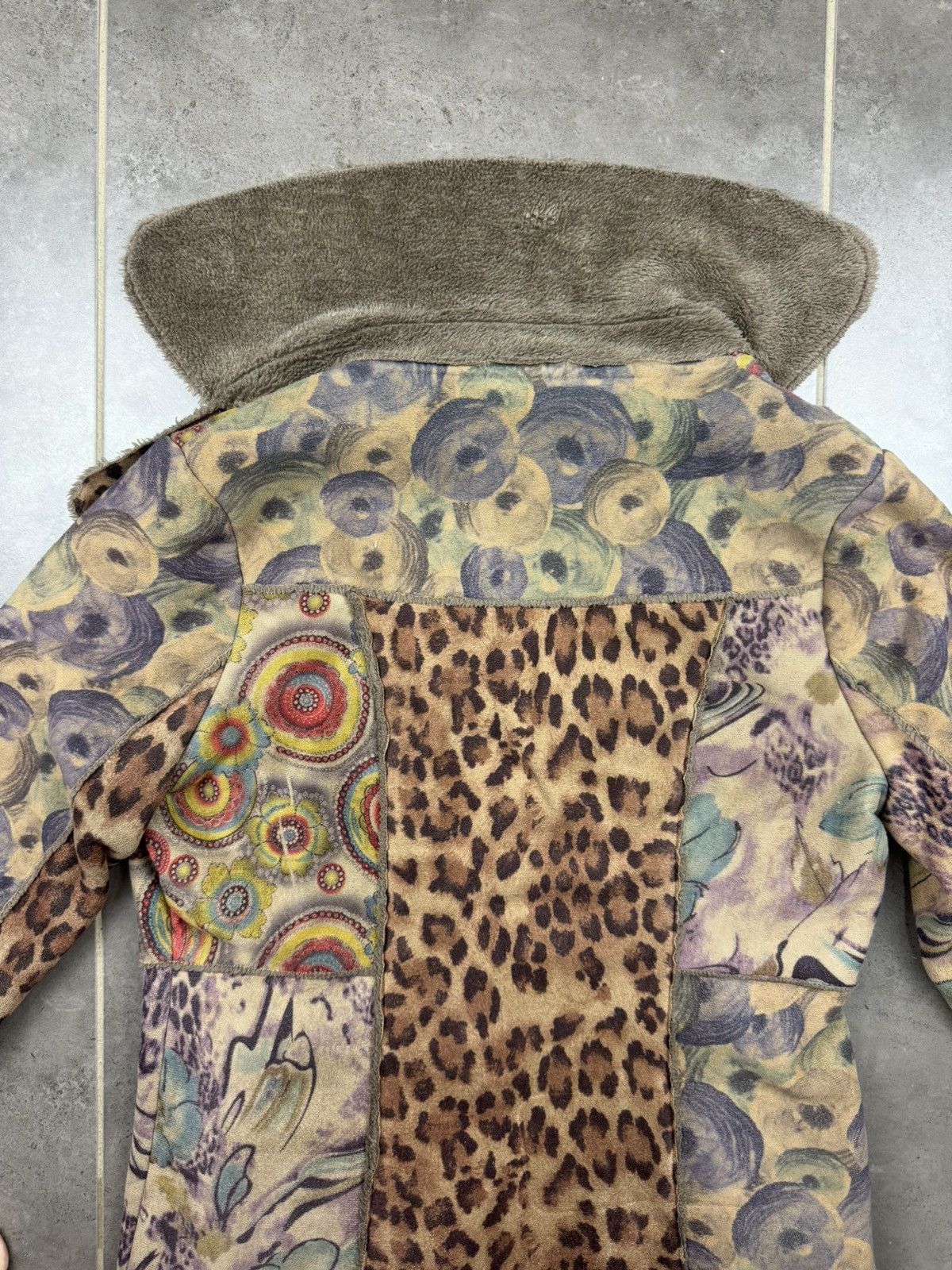 Vintage Style Stella Morgan Leopard Patchwork Size 10