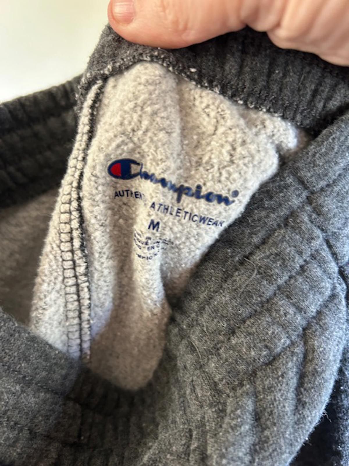 Champion Champion Men's Medium Gray Sweatpants with Logo Size US 32 / EU 48 - 3 Thumbnail