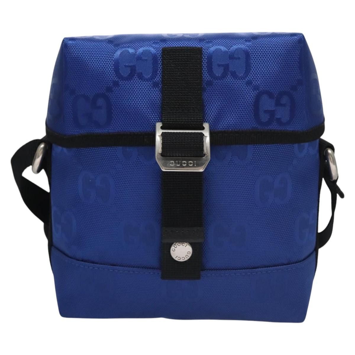 Gucci GUCCI GG Canvas Shoulder Bag Blue Size ONE SIZE - 13 Thumbnail