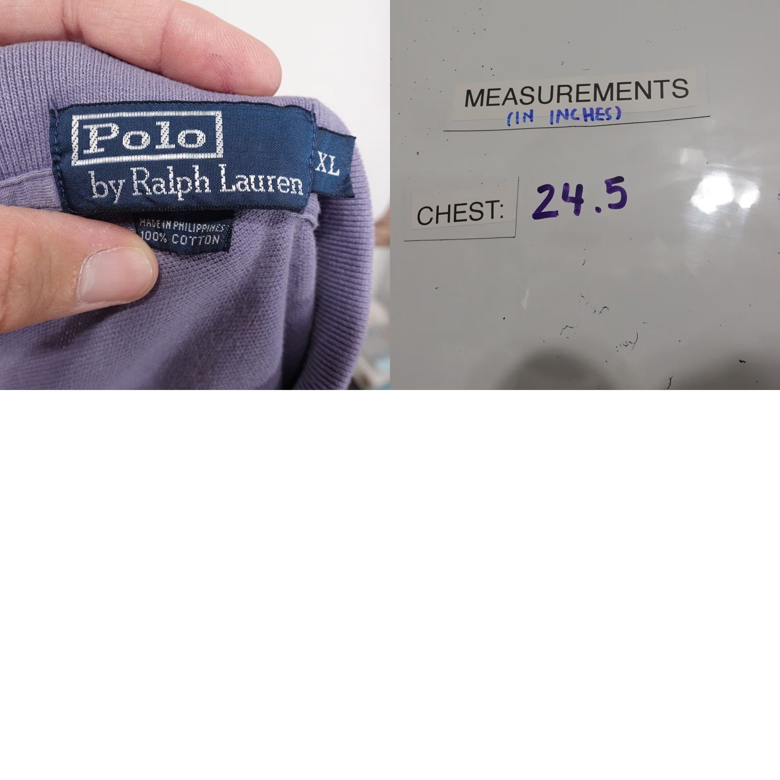 Polo Ralph Lauren VINTAGE Polo Ralph Lauren Polo Shirt Mens XL Purple Red Pony Classic Fit Casual 100% Cotton Men Size US XL / EU 56 / 4 - 8 Thumbnail