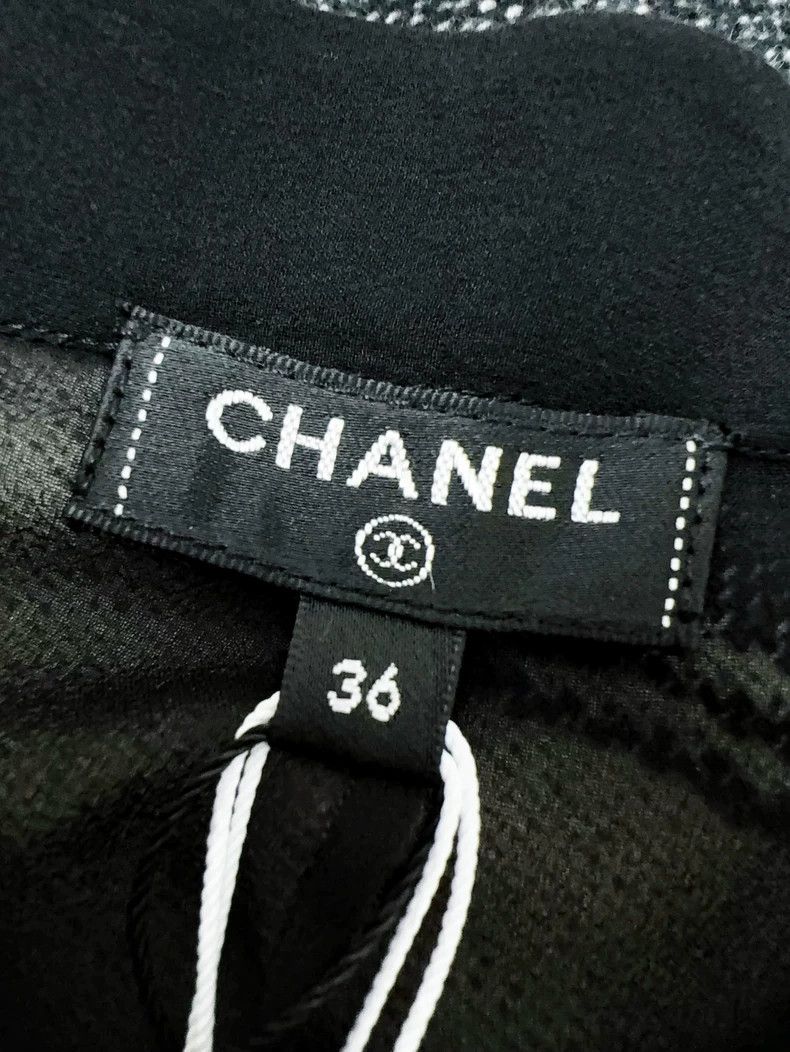 Chanel Chanel 22A black transparent mulberry silk long-sleeved sh Size XS / US 0-2 / IT 36-38 - 3 Thumbnail
