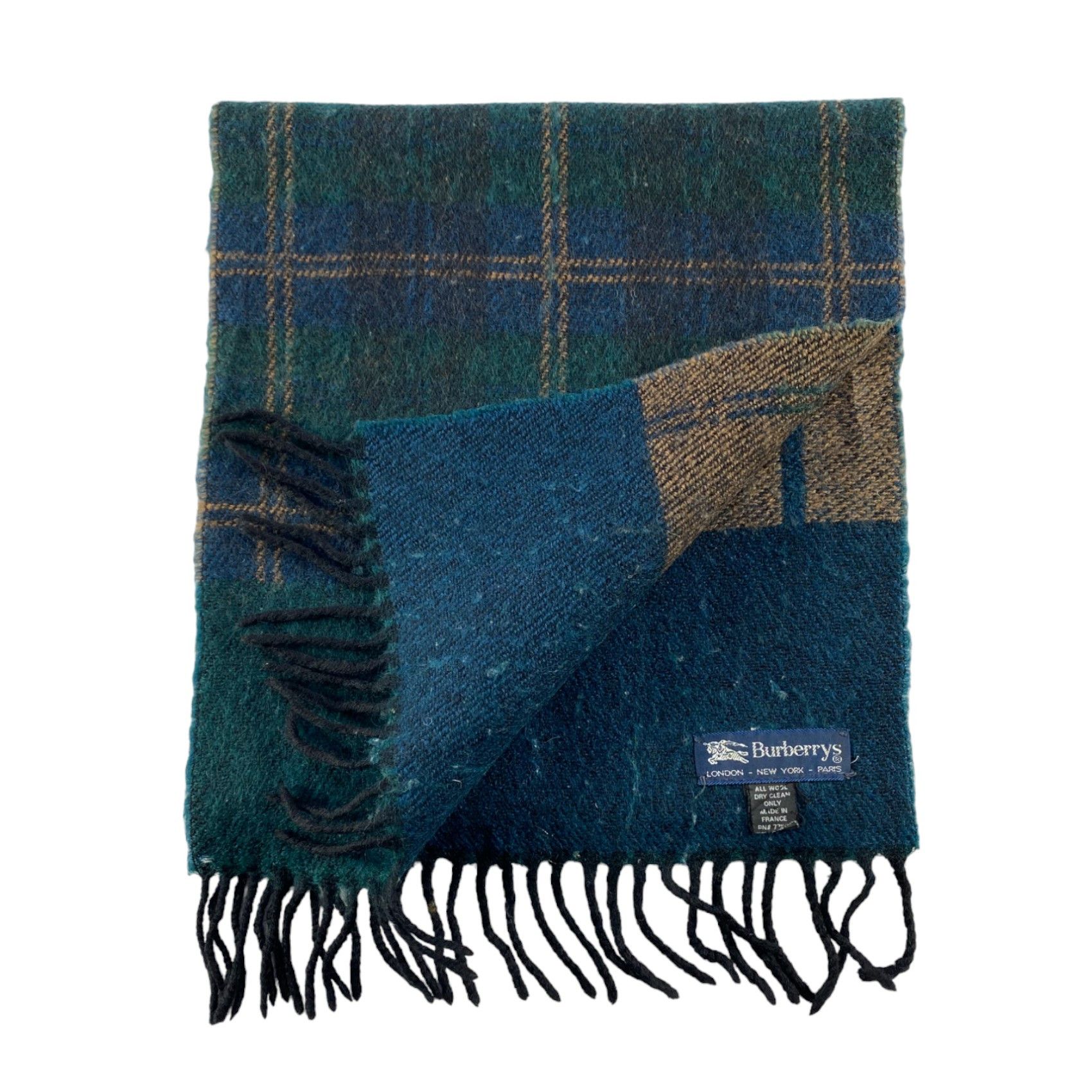 Burberry × Vintage Burberry Scarf / Muffler / Neckwear - WW969 Size ONE SIZE - 4 Thumbnail