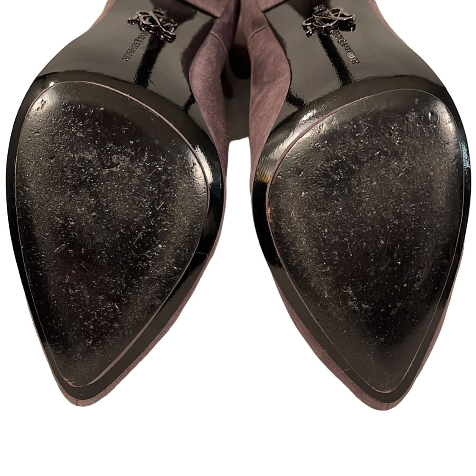 Rock & Republic Rock & Republic Suede Studded Cuff Booties Sz US 7.5 EU 38 Size US 7.5 / IT 37.5 - 12 Thumbnail