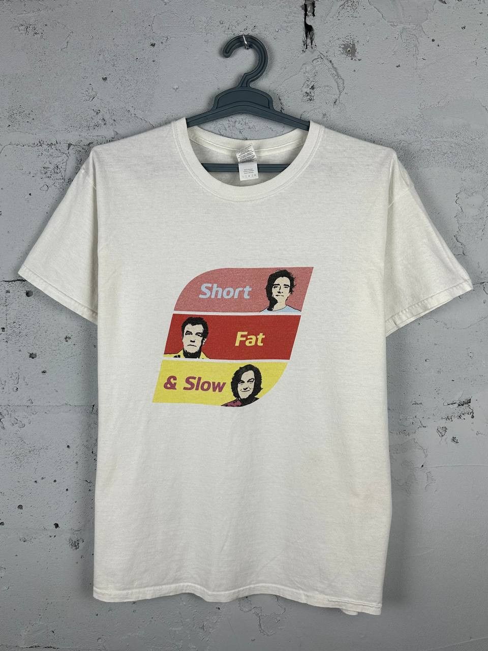 Vintage Top Gear HBO Short Fat Slow TV Show Cars T Shirt Size US L / EU 52-54 / 3 - 1 Thumbnail