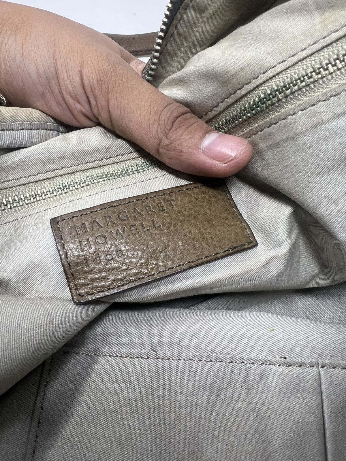 Margaret Howell Margaret Howell Idea Leather Handbag Size ONE SIZE - 24 Thumbnail