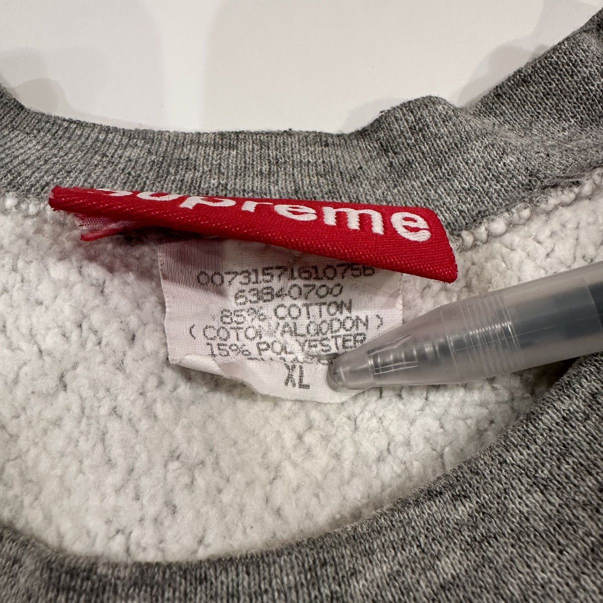 Supreme 1995 Safety Orange Box Logo Crewneck Size US XL / EU 56 / 4 - 3 Thumbnail
