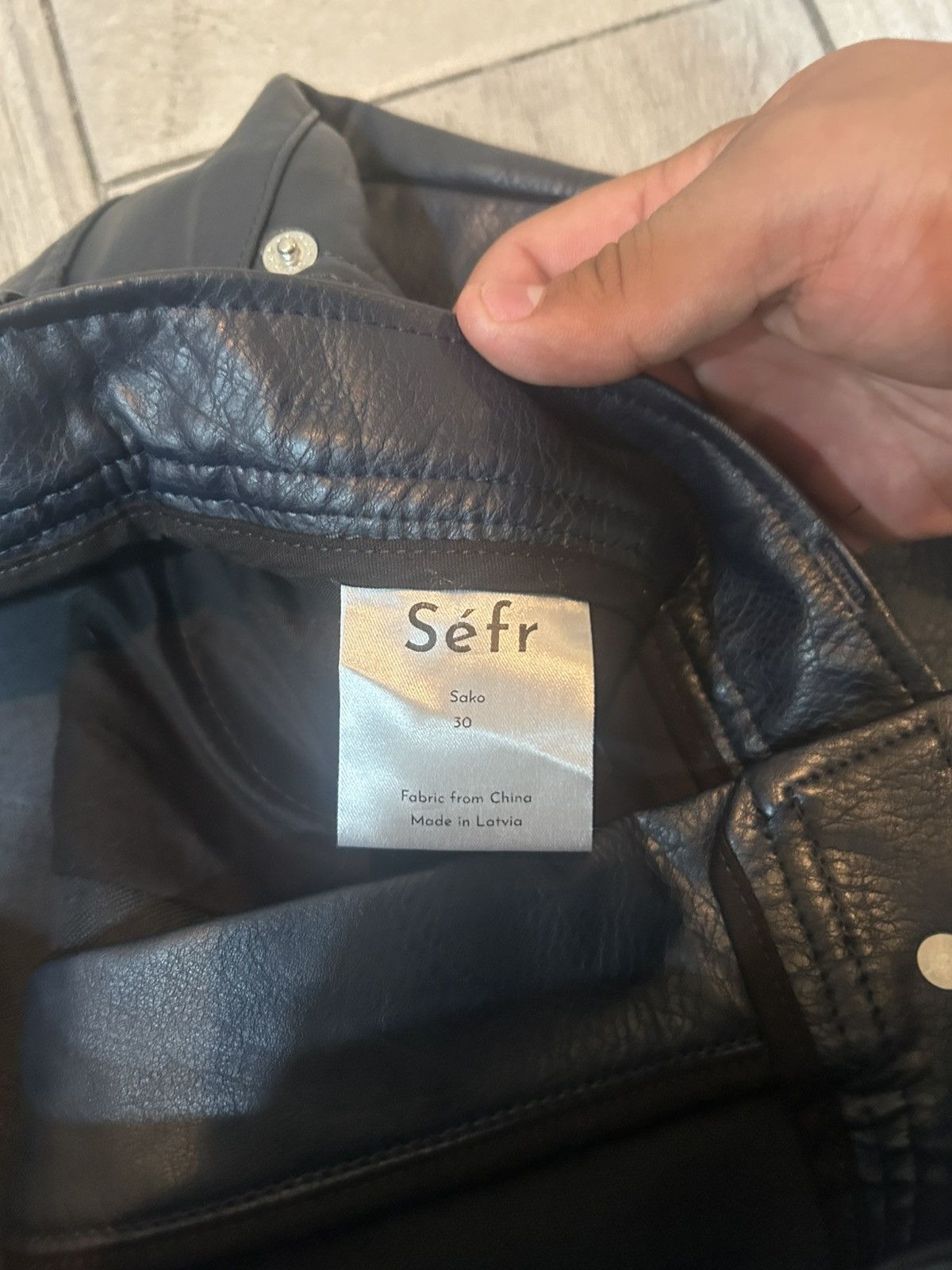 Sefr Sefr leather pants Size US 30 / EU 46 - 3 Thumbnail