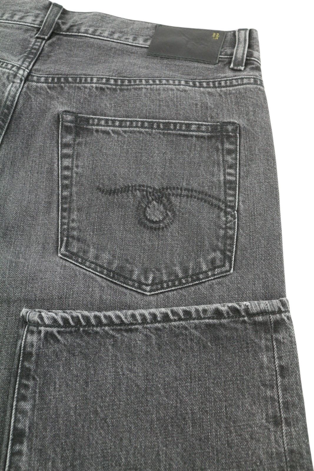 R13 BOYFRIEND 30 Wilson Black Faded Cropped Jeans 86145 Size 30" / US 8 / IT 44 - 5 Thumbnail