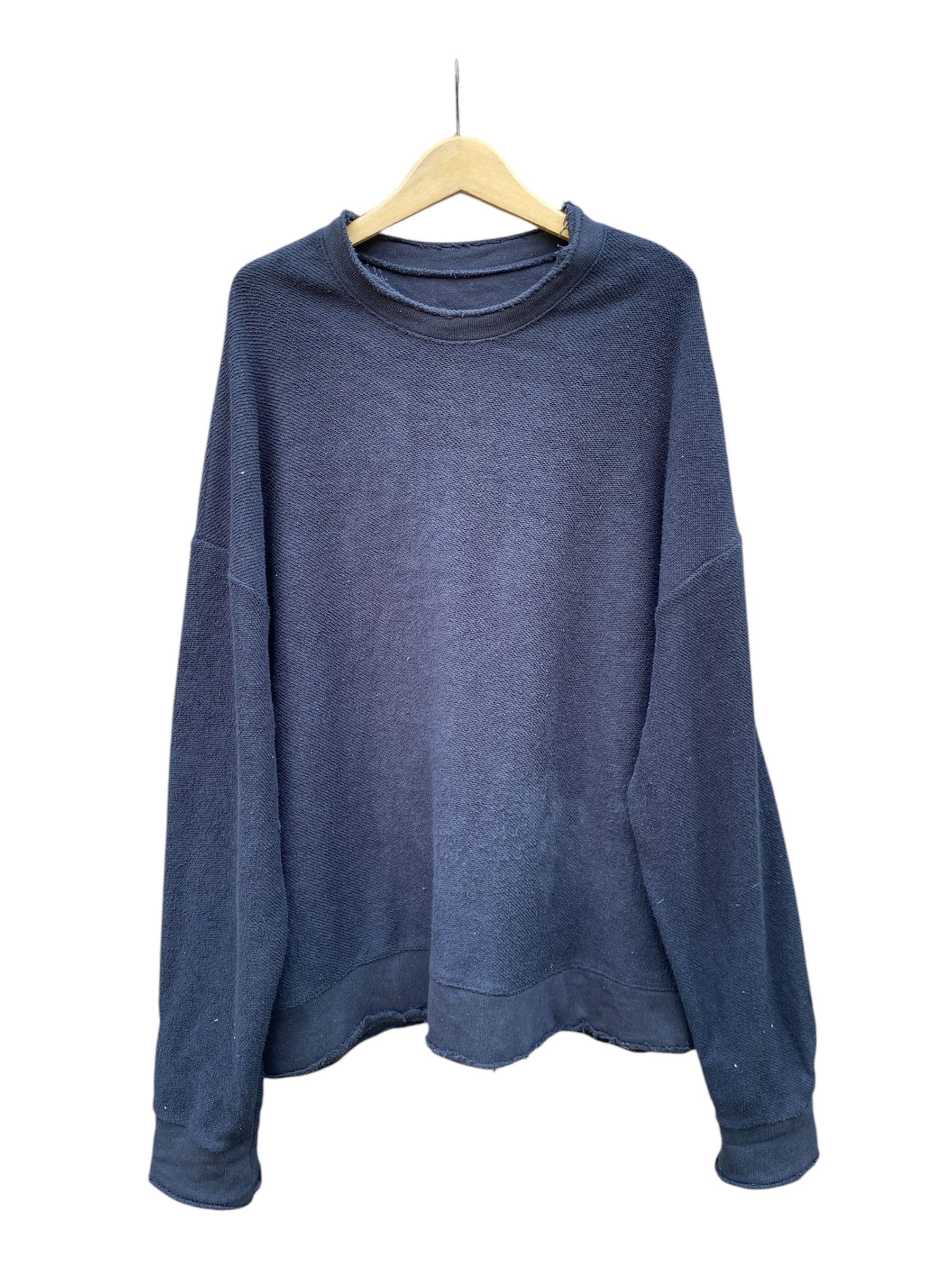 Hysteric Glamour × Japanese Brand × Le Grande Bleu (L.G.B.) Vintage Glamour distressed blank sweatshirts Size US XL / EU 56 / 4 - 1 Thumbnail