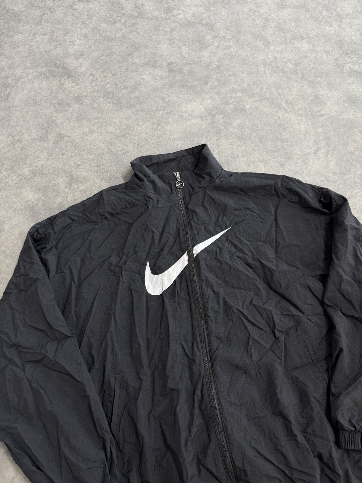 Nike Windbreaker Nike Jacket spellout big logo boxy spoertswear Size US M / EU 48-50 / 2 - 3 Thumbnail