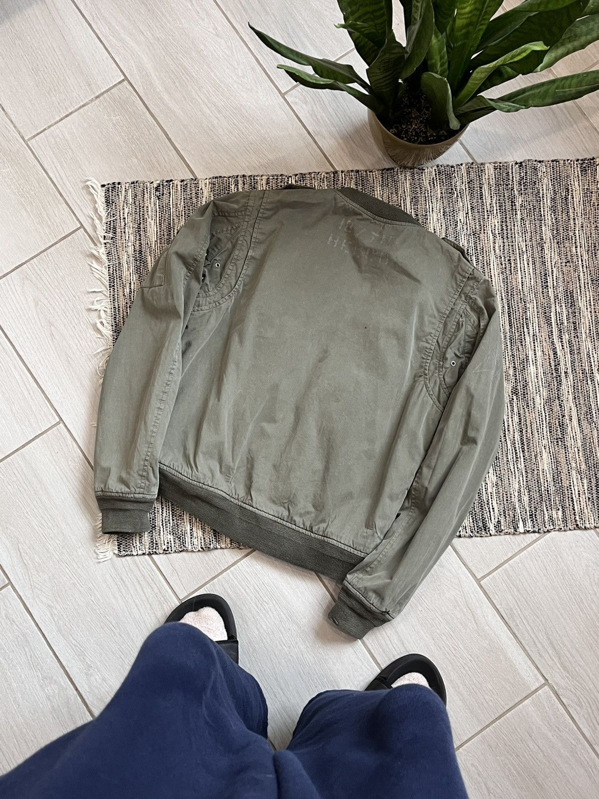 Harley Davidson × Vintage Vintage Warson Motors military jacket Hippie style bomber Size L / US 10 / IT 46 - 2 Thumbnail