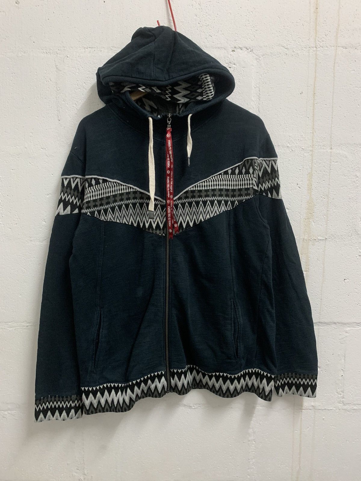 Japanese Brand × Vintage Vintage Power To The People Global Culture Mix Aztec Native Size US XL / EU 56 / 4 - 1 Thumbnail