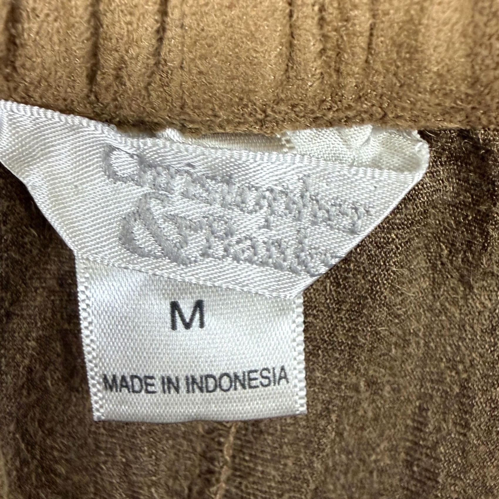 Vintage Christopher & Banks Skirt Women M Brown Peasant Midi Crinkle Elastic Waist Boho, Casual, 100% Polyester, Pull On, Regular, Fall & Spring Size 32" / US 10 / IT 46 - 4 Thumbnail