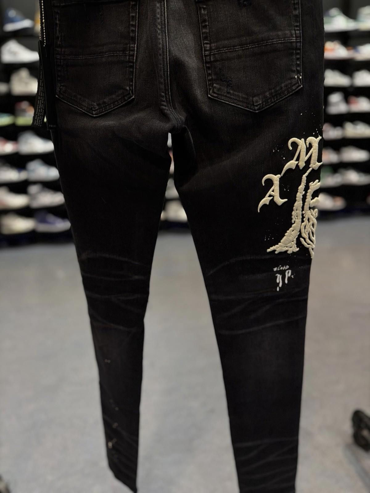 Amiri Size 32 - Amiri Wes Lang Patch Jeans 100% Authentic NEW Size US 32 / EU 48 - 7 Thumbnail