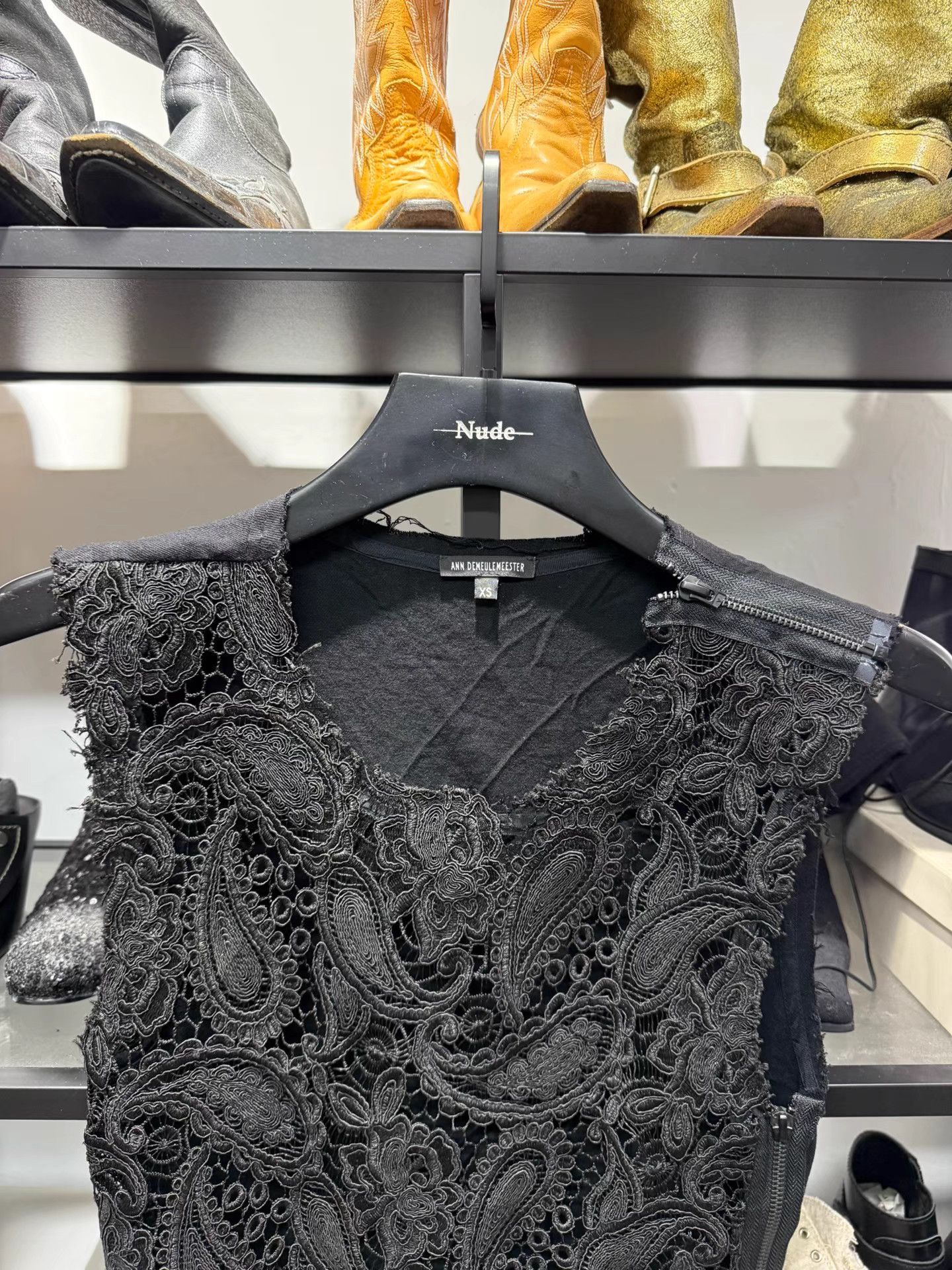 Ann Demeulemeester Ann demeulemeester Lace Vest K20 Size XS / US 0-2 / IT 36-38 - 4 Thumbnail