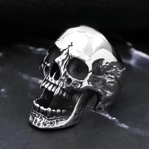 Jewelry Vampire Skull Ring Size ONE SIZE - 3 Thumbnail