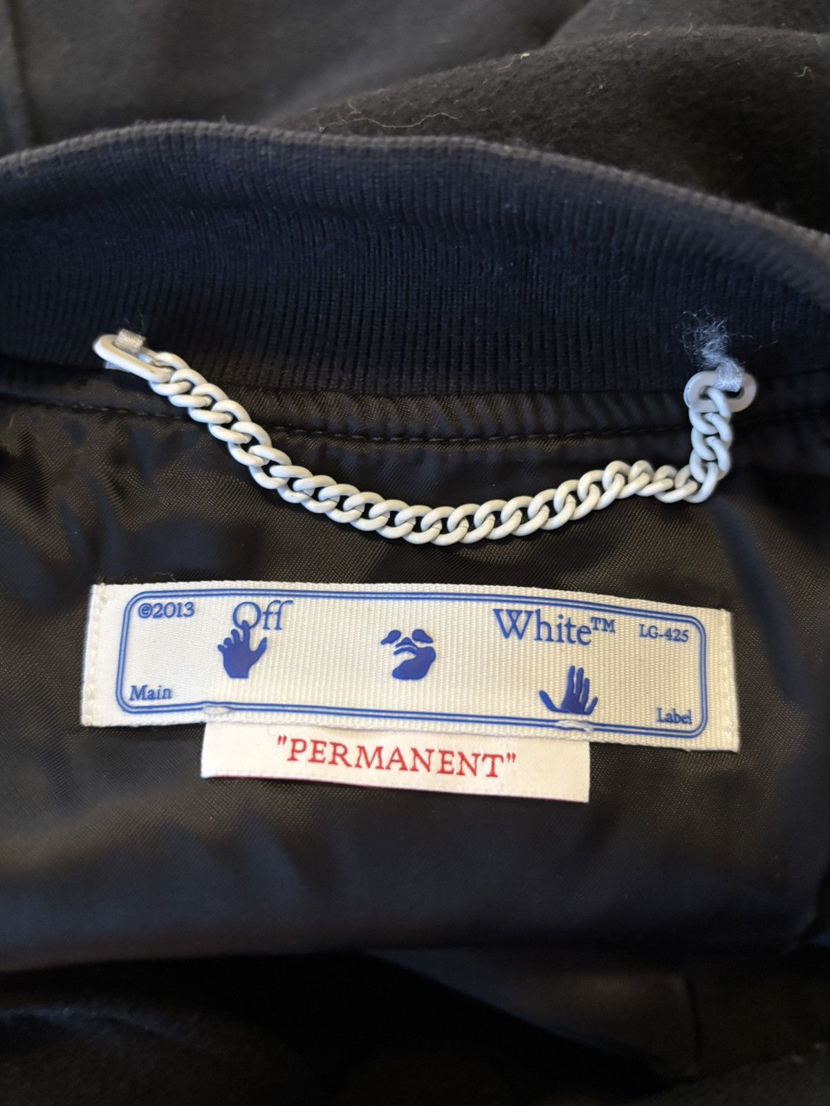 Off-White Off white black and orange bomber jacket size medium Size US M / EU 48-50 / 2 - 3 Thumbnail