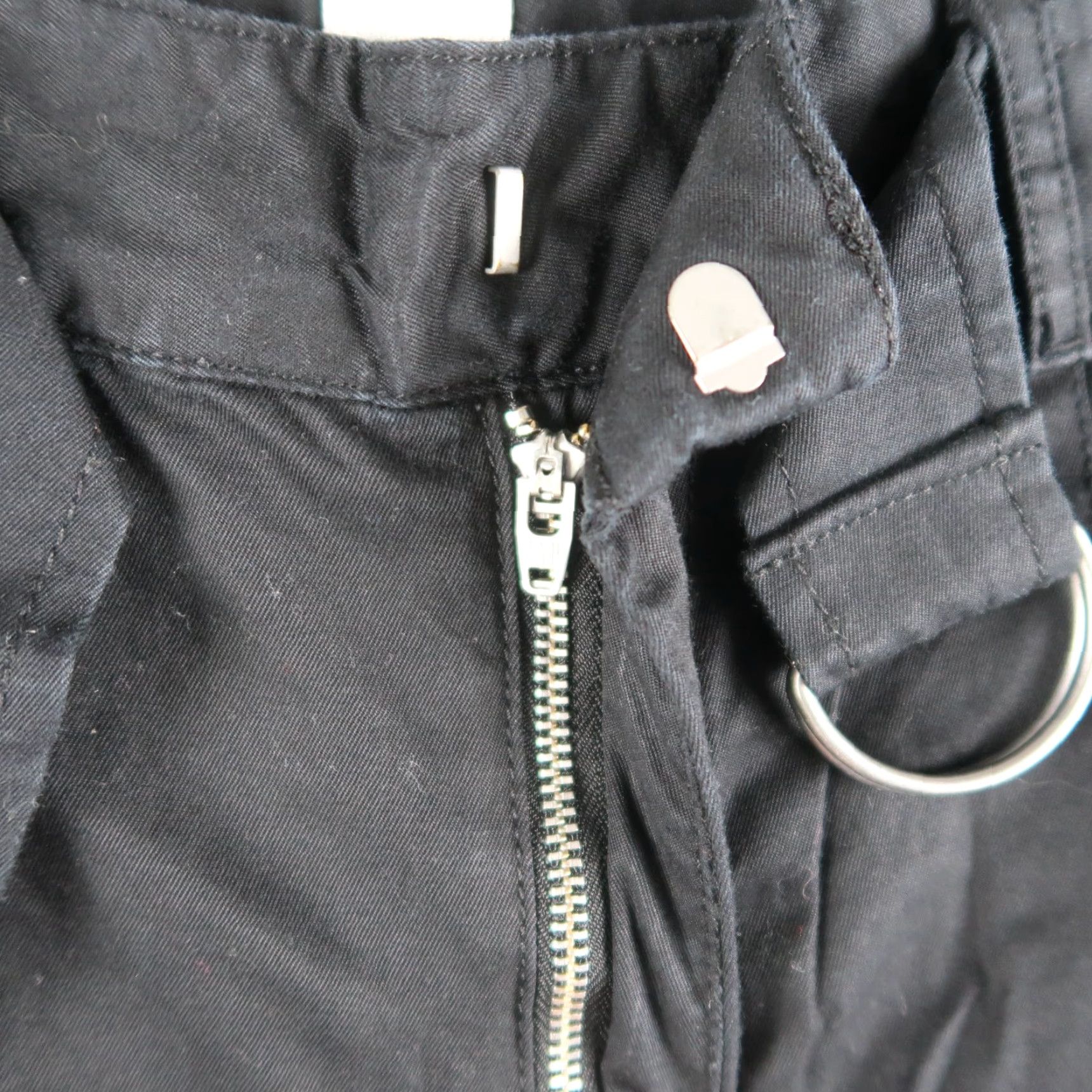 Gap Gap Womens Belted Cotton Twill Shorts Pleat Front Black NWT Size 14 Shorts Casual Chino Pockets Belted Womens 14 Black Size 36" / US 14 / IT 50 - 6 Thumbnail
