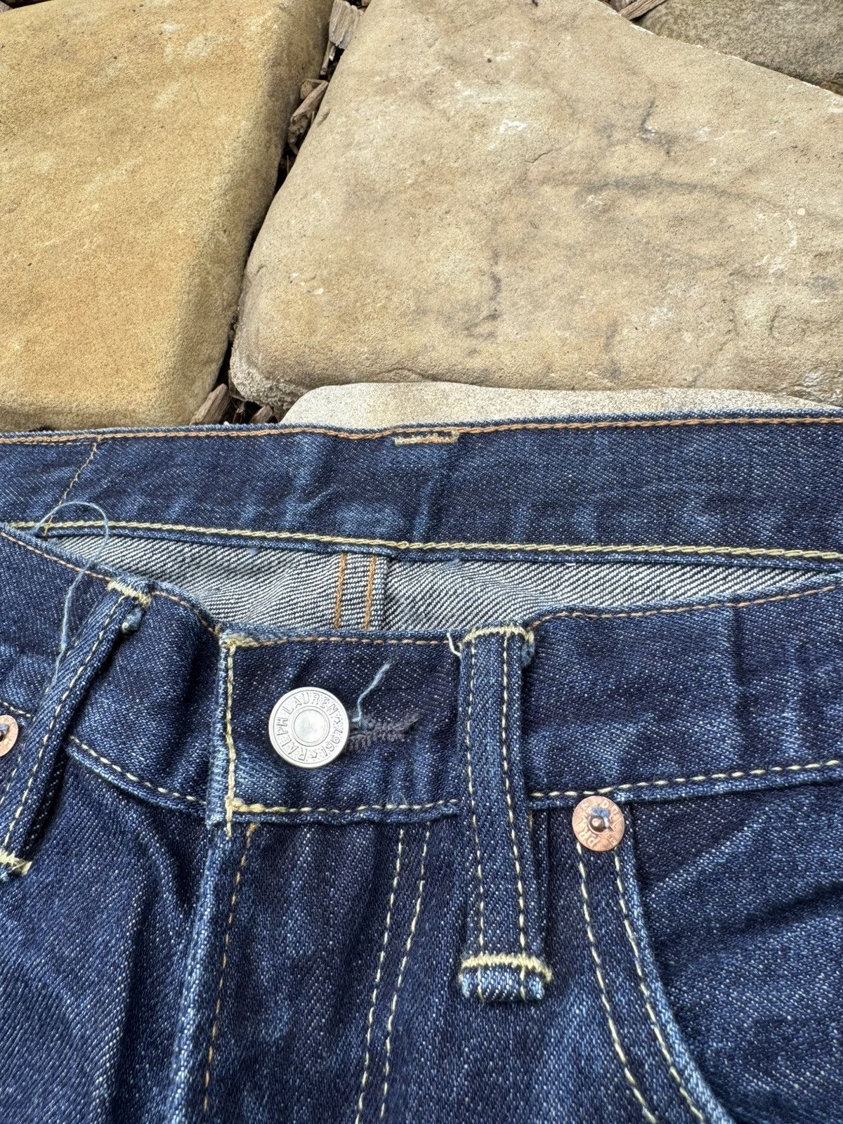 Vintage Vintage Polo Ralph Lauren Indigo Denim Pants Size US 30 / EU 46 - 9 Thumbnail