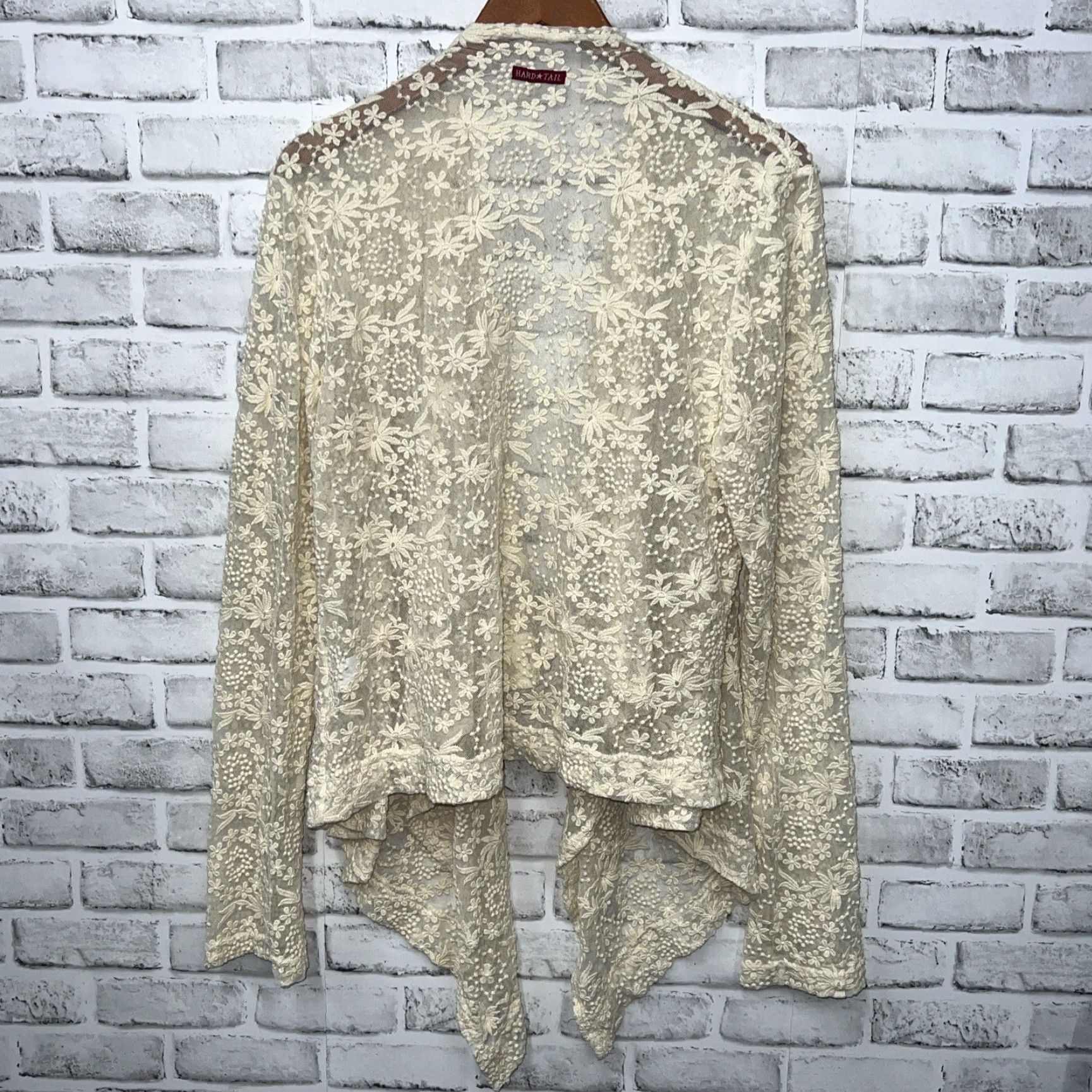Vintage HARD TAIL Floral Open Front Shirt Womens Size M Size M / US 6-8 / IT 42-44 - 5 Thumbnail