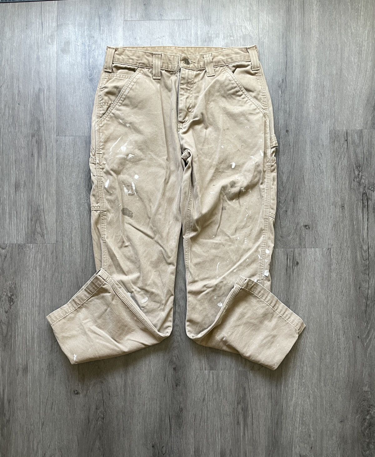 Carhartt Carhartt “Painted” Relaxed Fit Chino Pants Denim (Sz.32) Size US 32 / EU 48 - 1 Thumbnail
