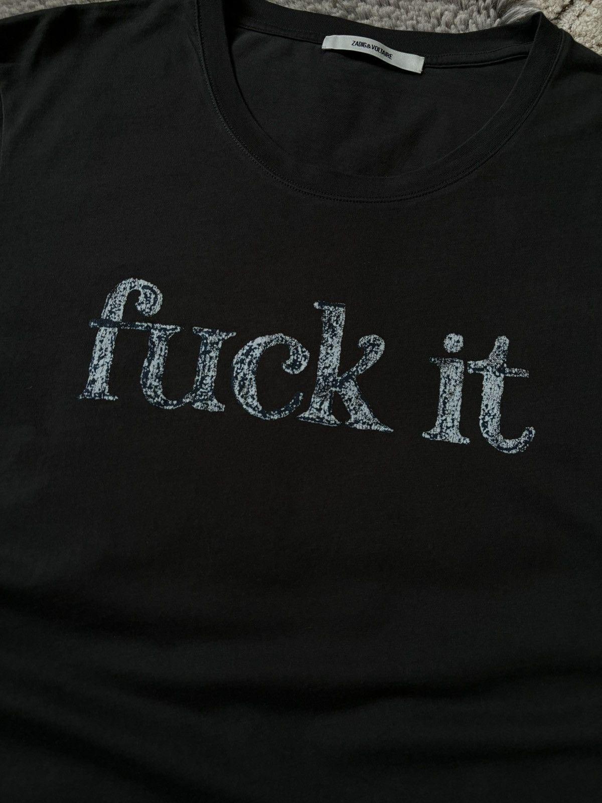 Designer × Zadig & Voltaire Zadig & Voltaire tee f*ck it brown t-shirt Size US XL / EU 56 / 4 - 4 Thumbnail