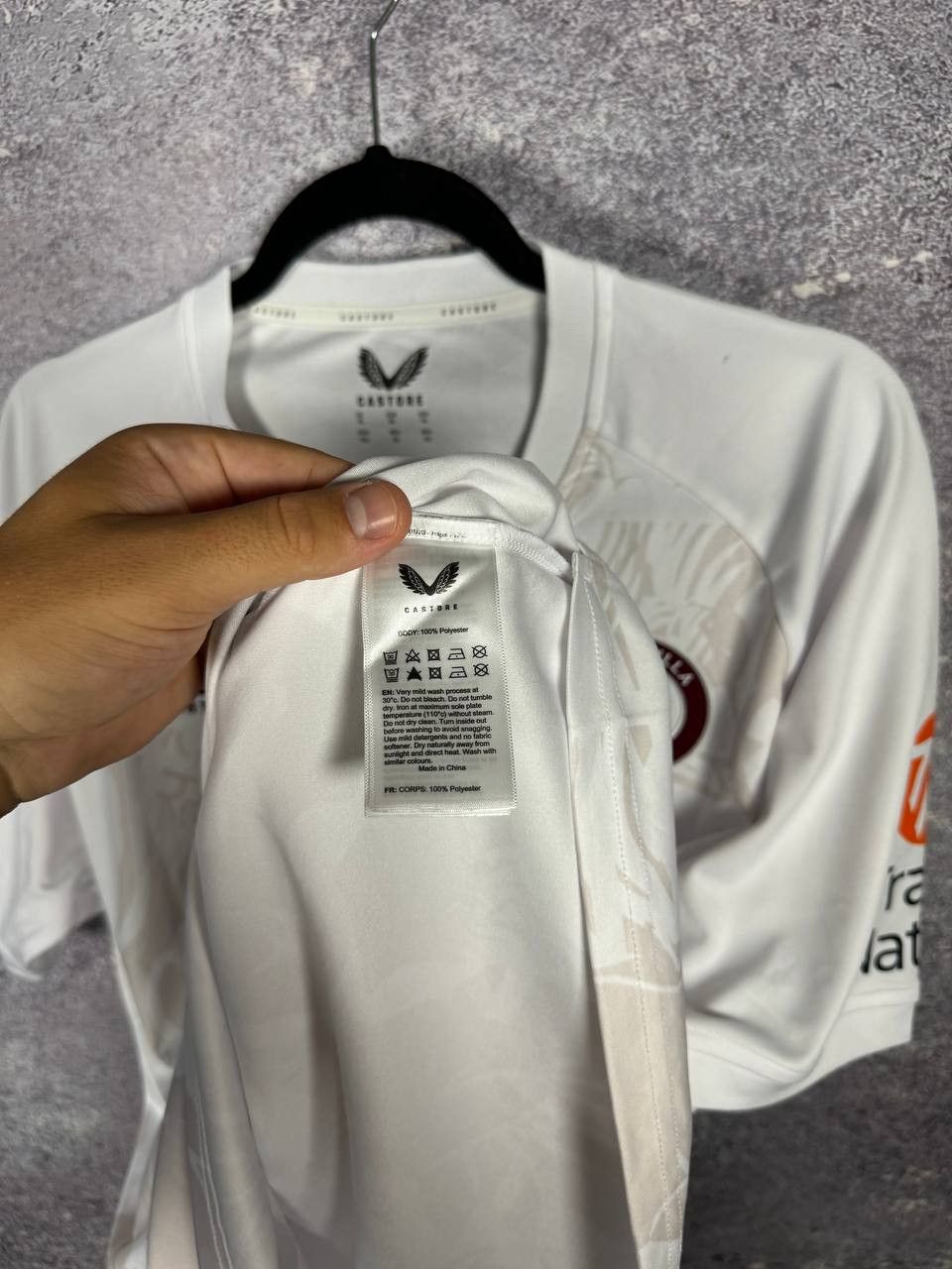Castore Aston Villa 2023/24 Away Castore Soccer Jersey XL Size Size US XL / EU 56 / 4 - 9 Thumbnail