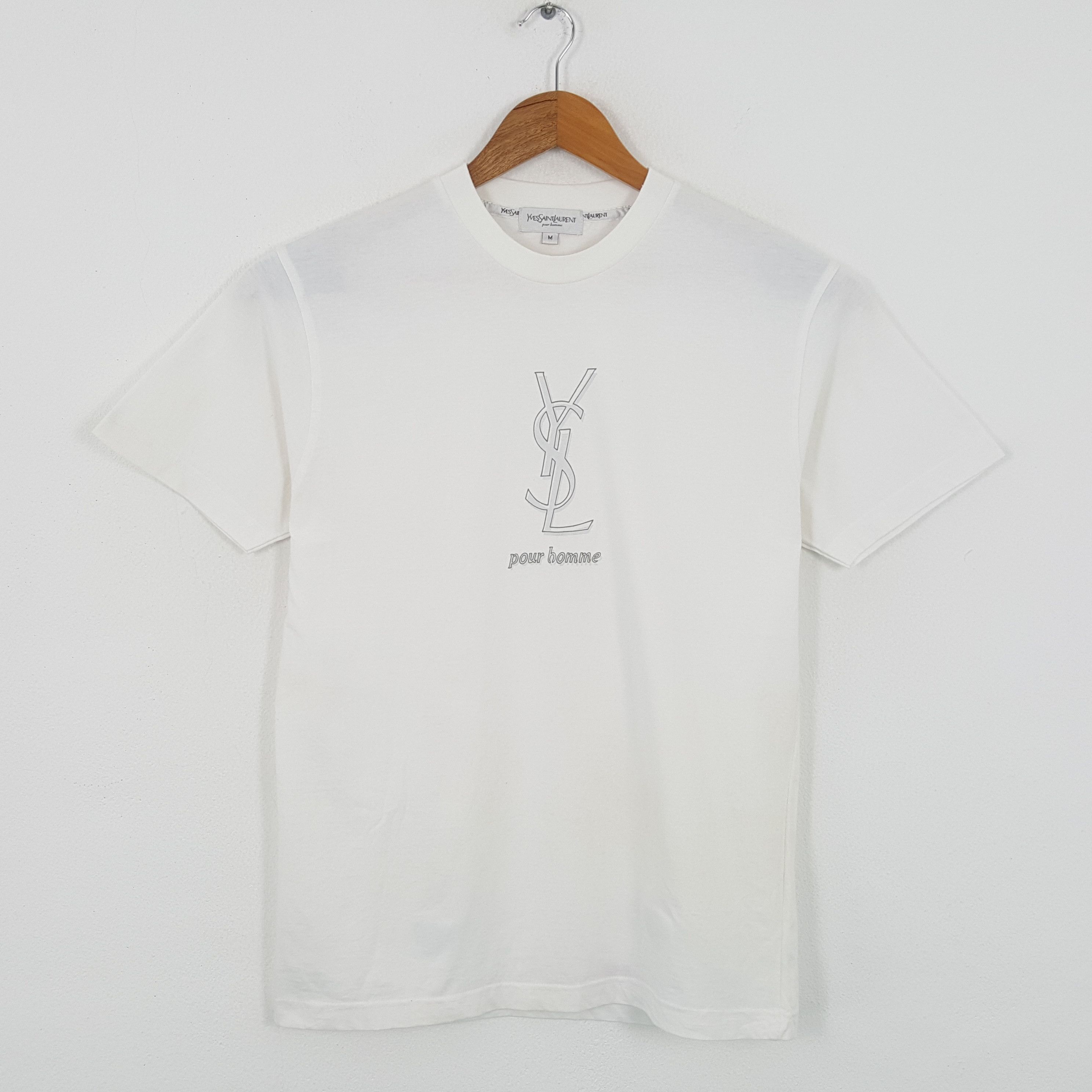 Vintage YVES SAINT LAURENT Italian Brand T-Shirts