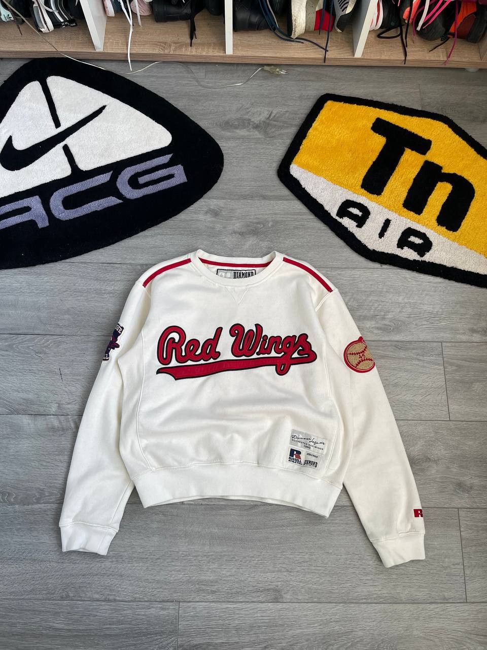 Russell Athletic × Vintage Vintage big logo Russell athletic red wings sweatshirt Size US XS / EU 42 / 0 - 3 Thumbnail