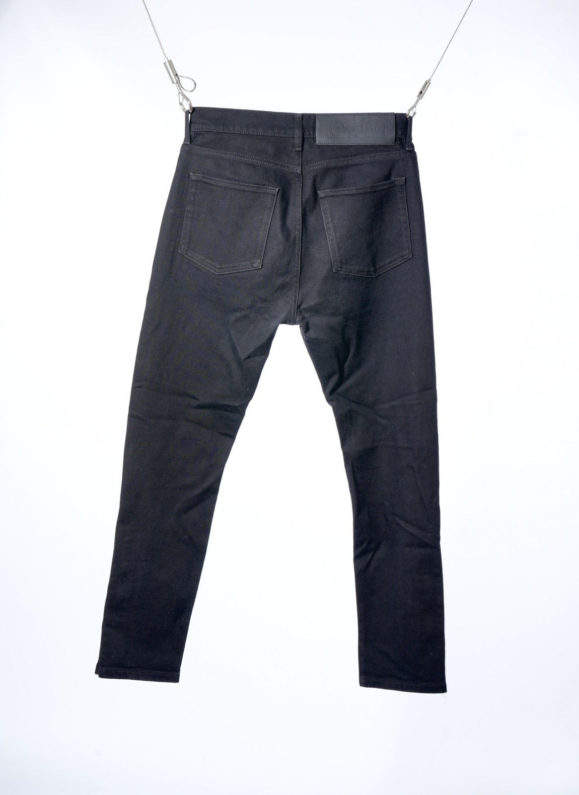 Loewe Loewe Black Zipper slim denim jeans 46 Size US 30 / EU 46 - 3 Thumbnail