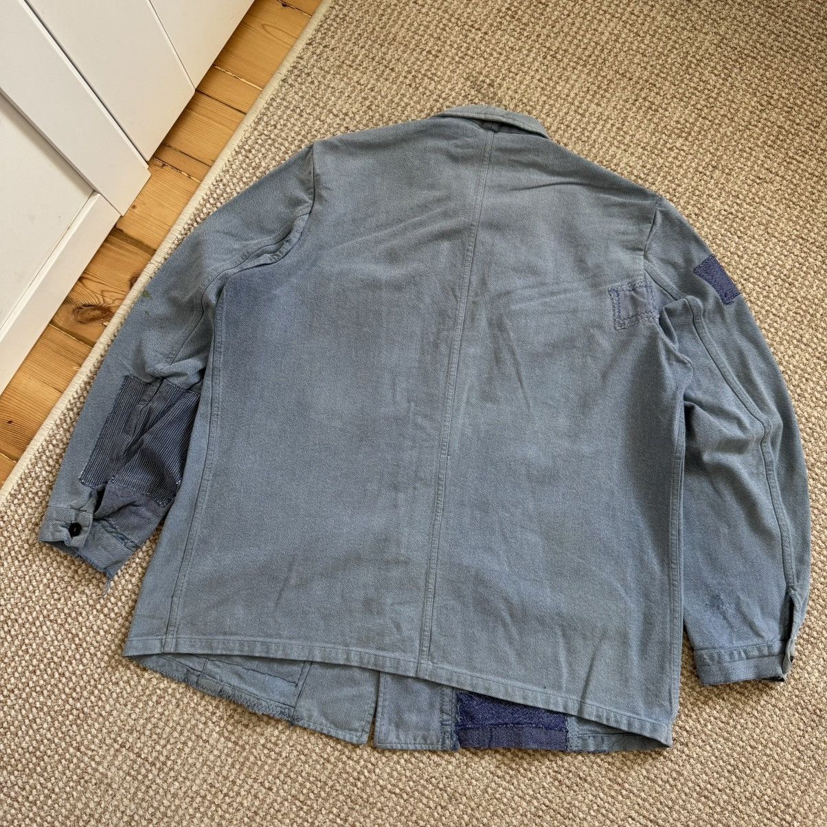 Le Laboureur French vintage sun faded repaired works jacket Size US L / EU 52-54 / 3 - 15 Thumbnail
