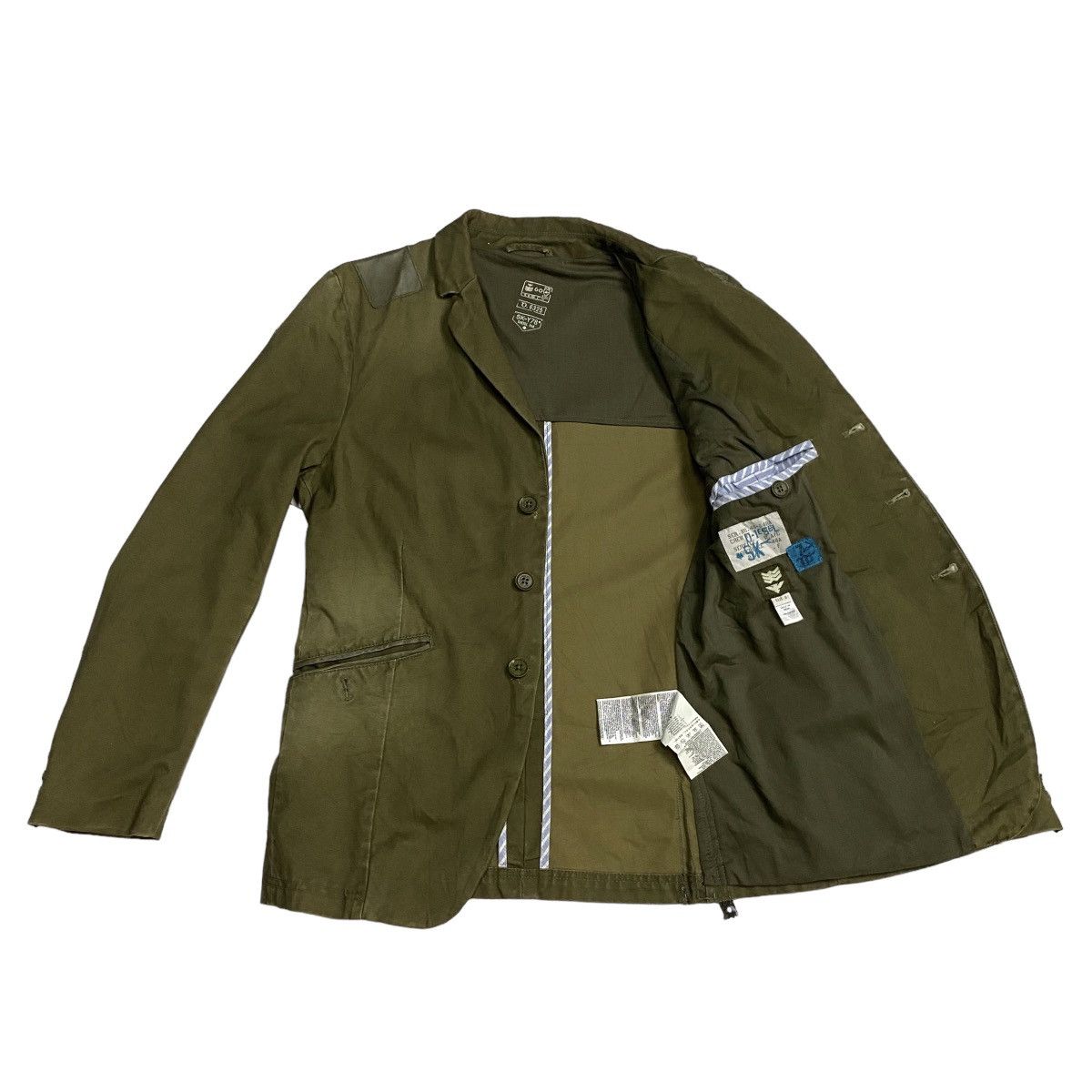Diesel Vintage Diesel Jacket olive patina green Size US S / EU 44-46 / 1 - 8 Thumbnail