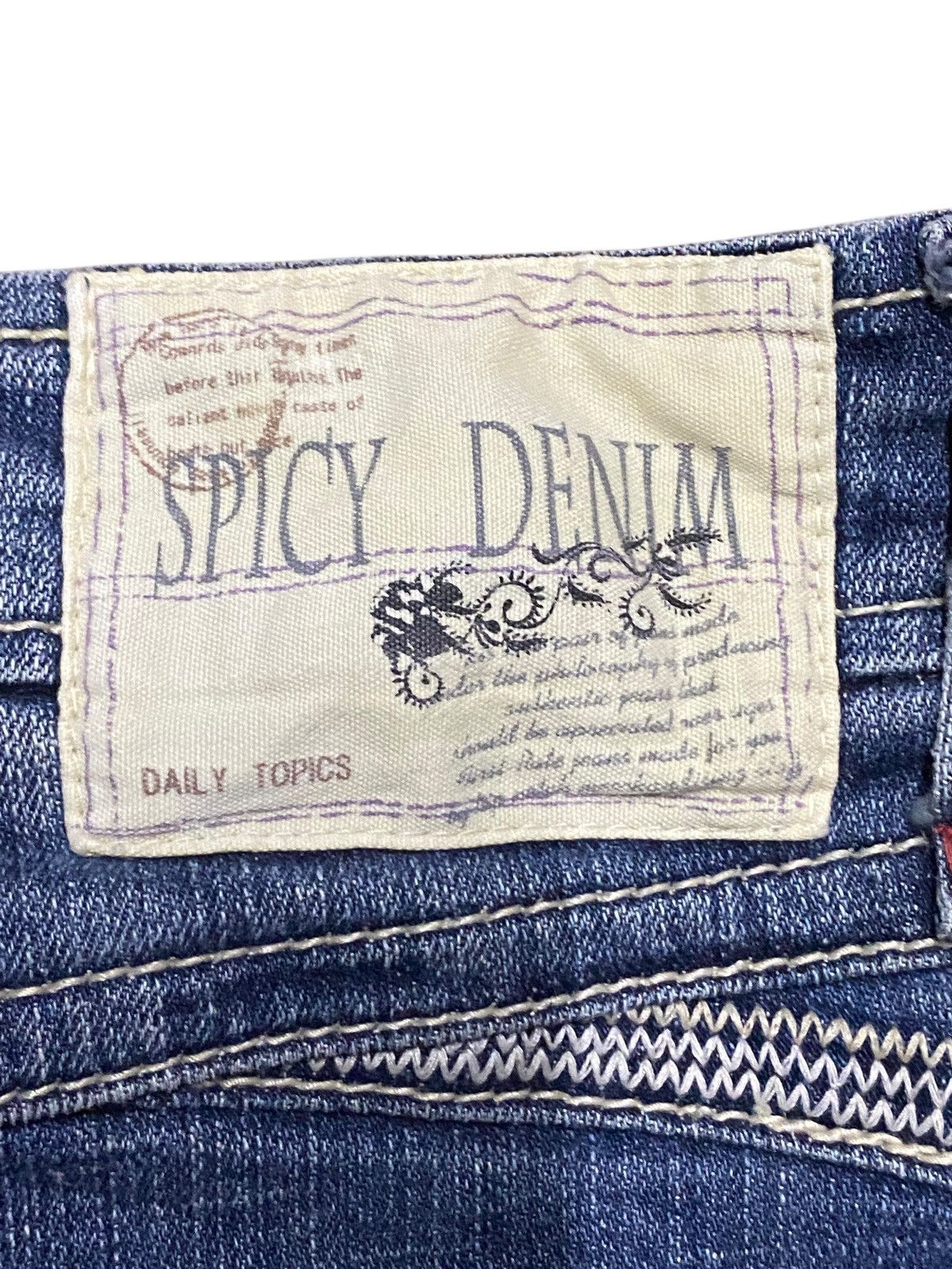 Japanese Brand Vintage Japanese Brand Spicy Denim Slim Fits Jeans Size US 34 / EU 50 - 15 Thumbnail