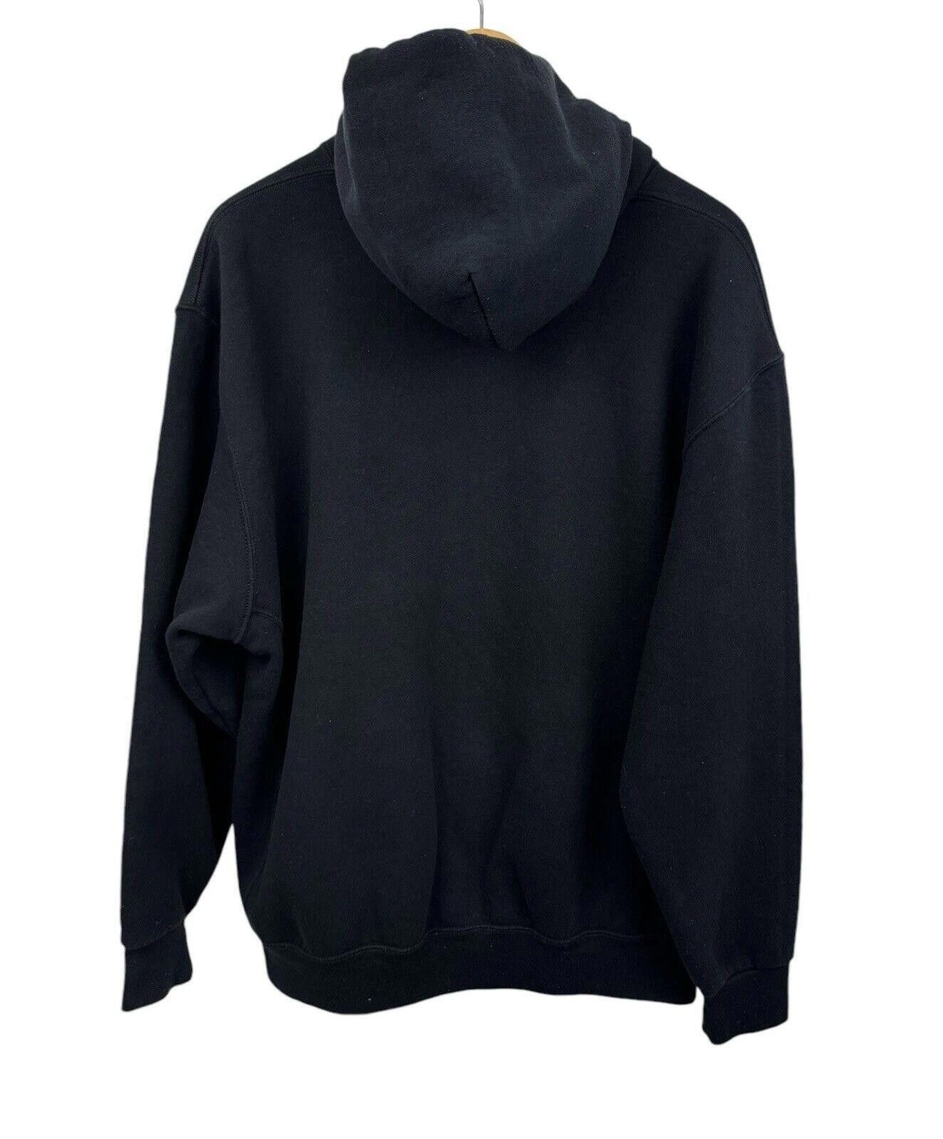 Designer Vintage Russell Athletics Black Full Zip Hoodie Sz 2XL Size US 40 / EU 56 - 2 Thumbnail