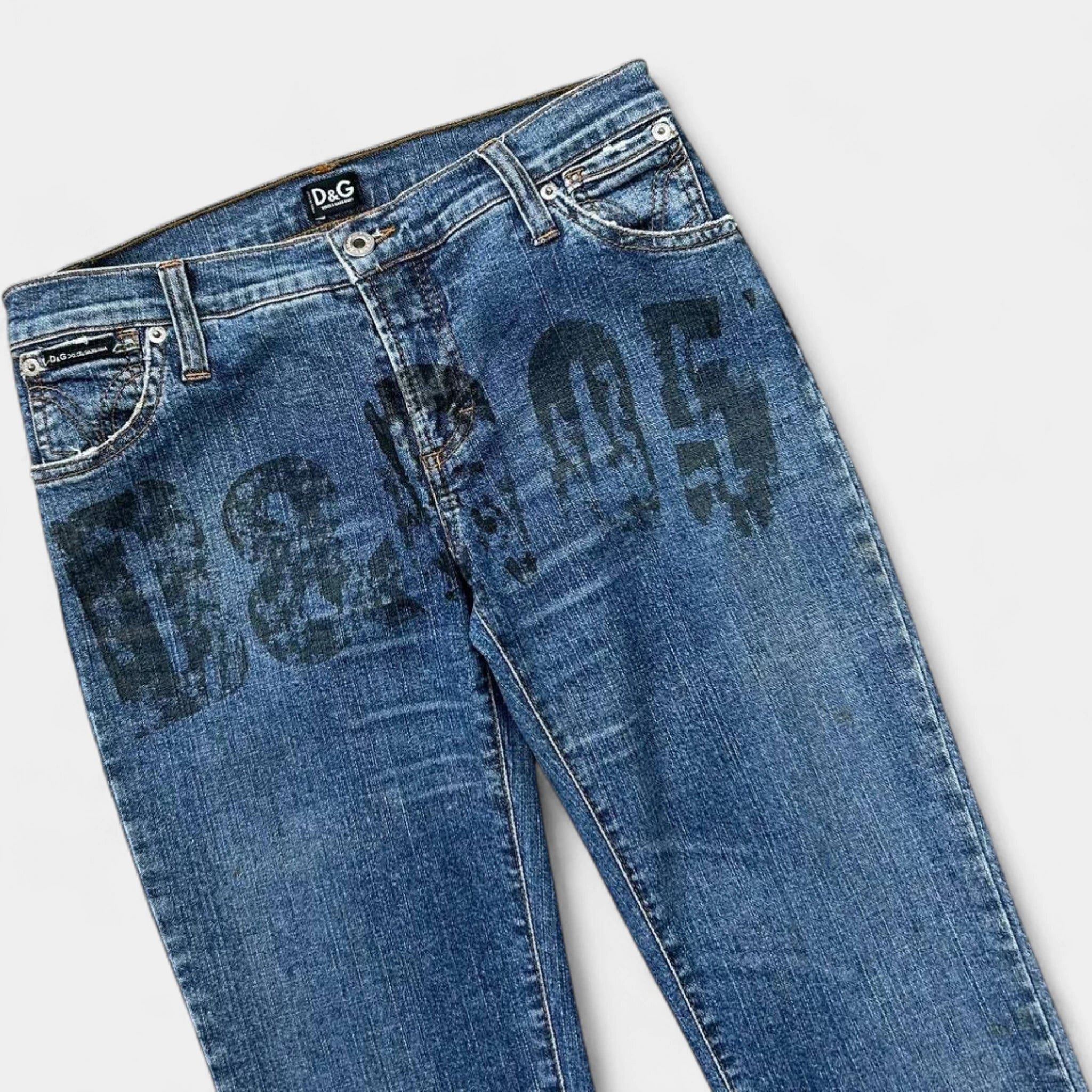 Dolce & Gabbana Dolce & Gabbana Number Skinny Jeans Size US 32 / EU 48 - 2 Thumbnail