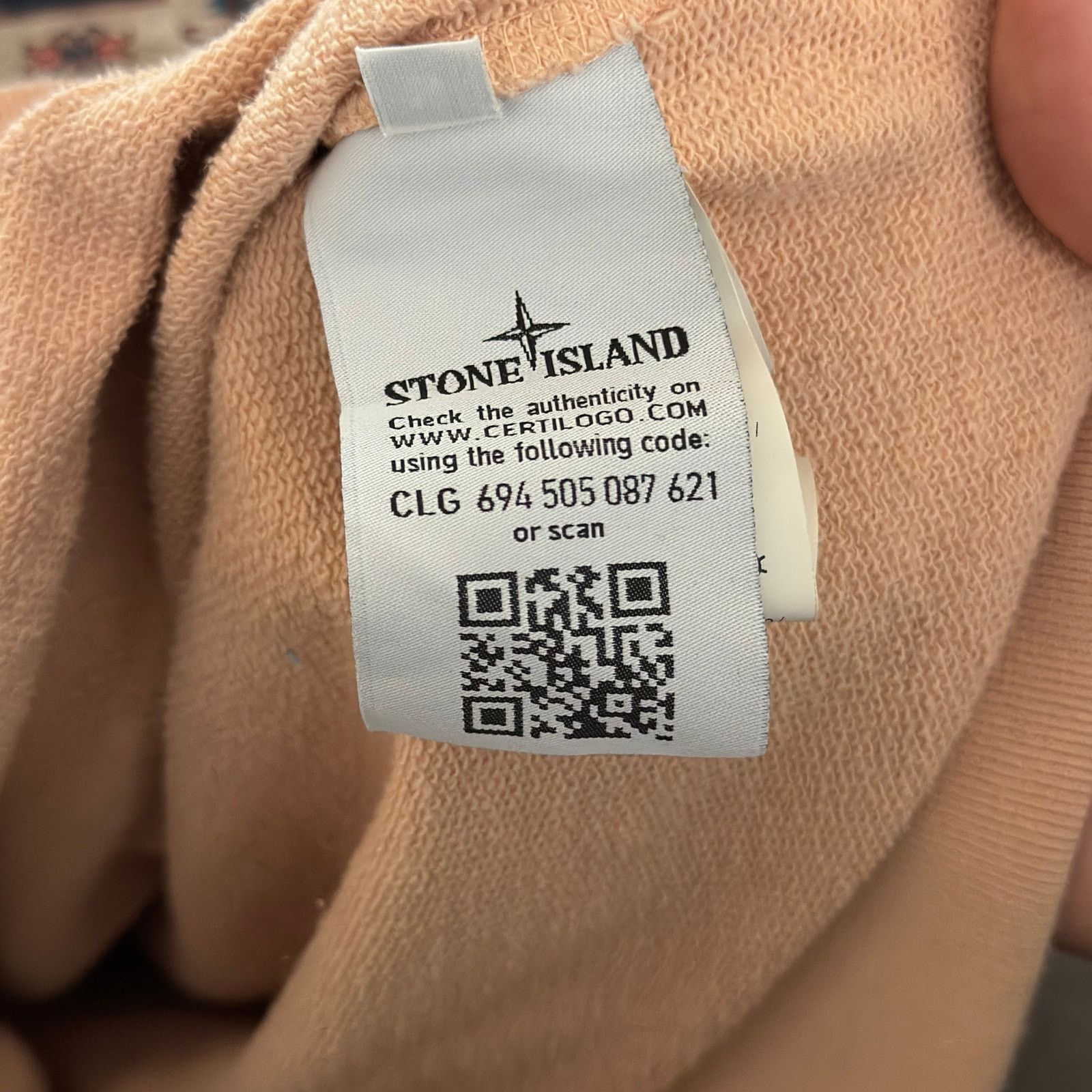 Stone Island Size S - Stone Island Badge Men's Pink Pullover Hoodie Size US S / EU 44-46 / 1 - 6 Thumbnail