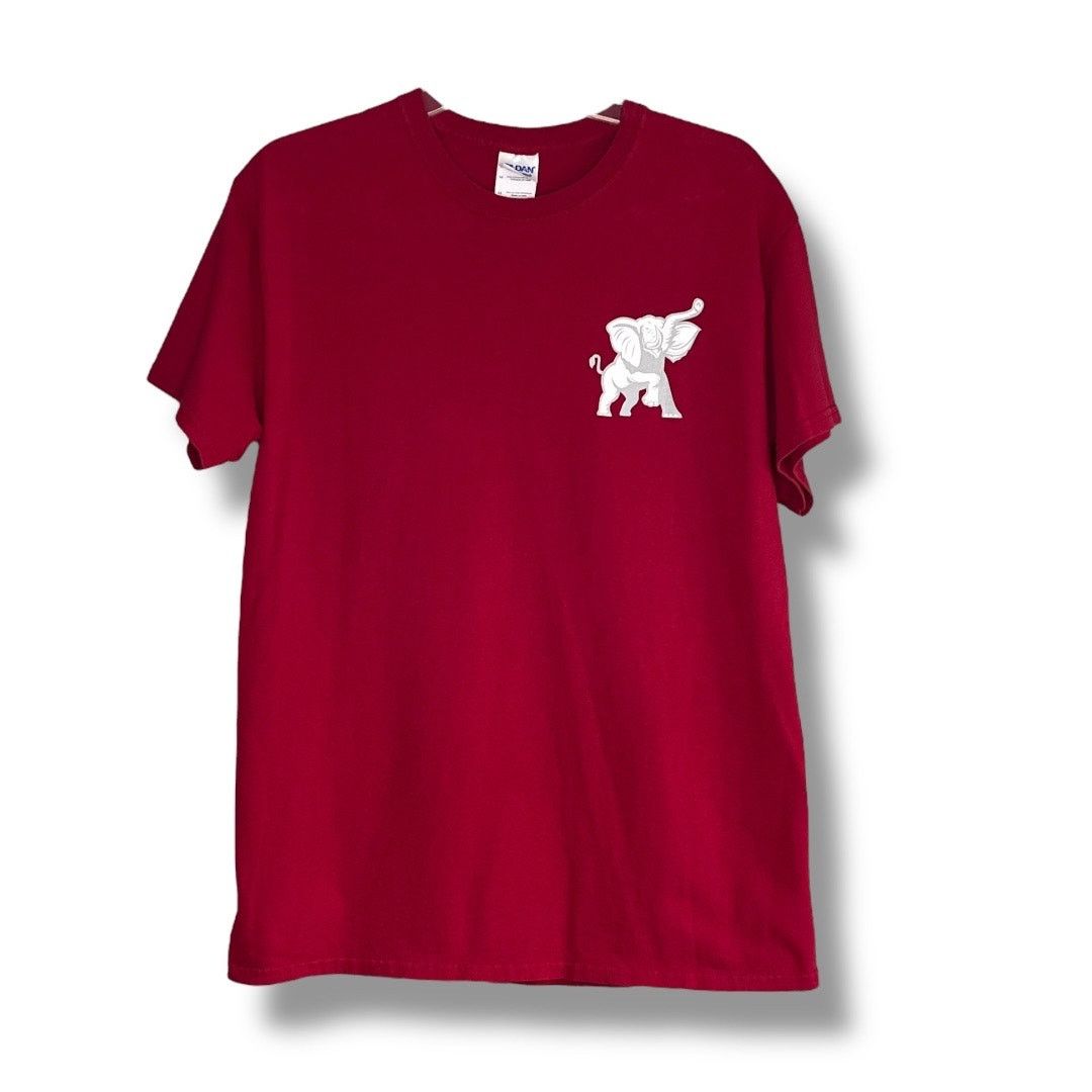 Gildan Gildan Ultra Cotton AL Crimson Tide mascot elephant T-shirt Size M / US 6-8 / IT 42-44 - 3 Thumbnail