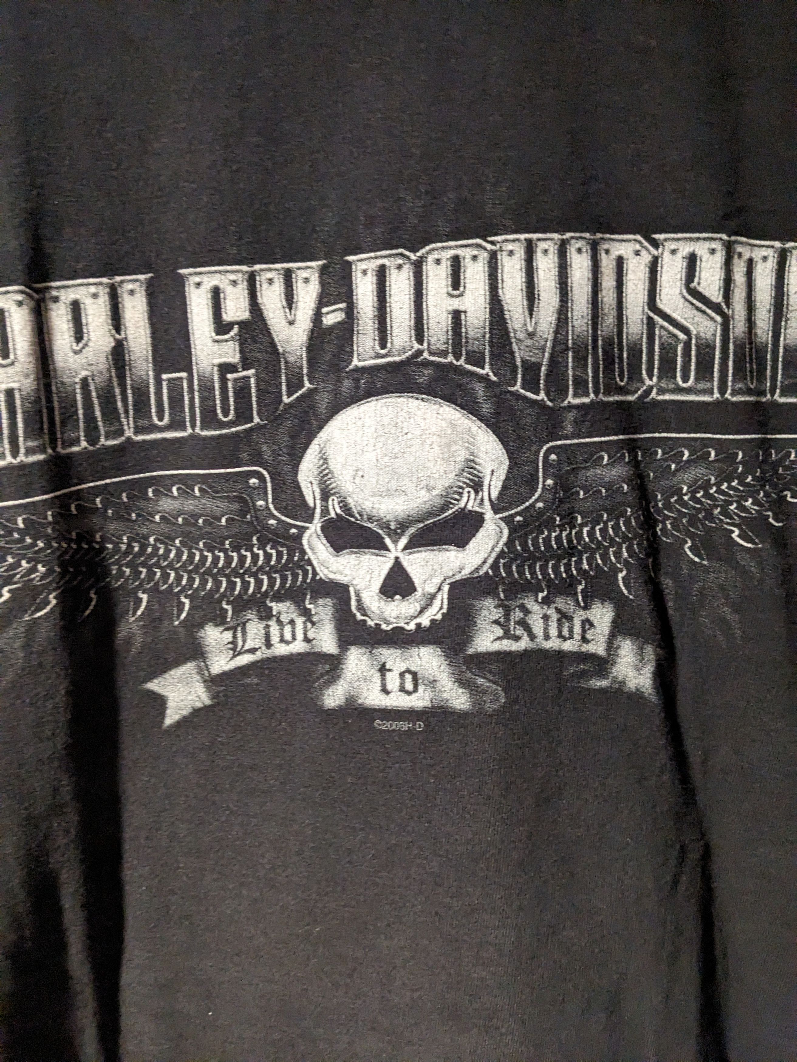 Harley Davidson × Vintage Vintage 2006 Harley Davidson Motorcycle Horsepower T-Shirt Size US XL / EU 56 / 4 - 2 Thumbnail