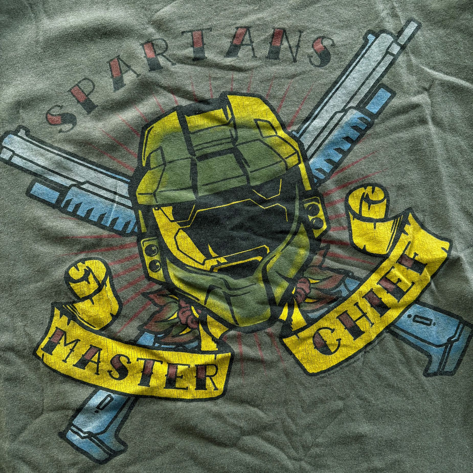 Vintage 2007 Vintage Halo 3 "Spartans" Master Chief Promo Tee Size US L / EU 52-54 / 3 - 4 Thumbnail