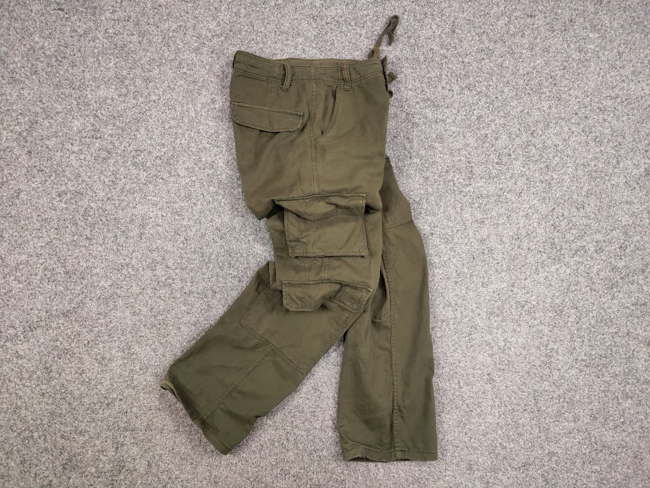 Japanese Brand Vintage Japanese Multi Pocket Cargo Baggy Pants Y2K Style Size US 29 - 15 Thumbnail